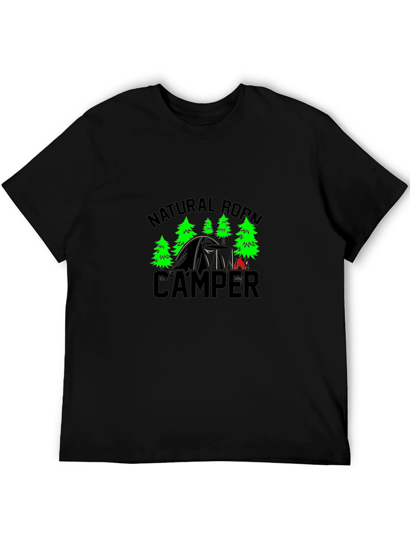 Black Natural Born Camper Black T-Shirt view 5