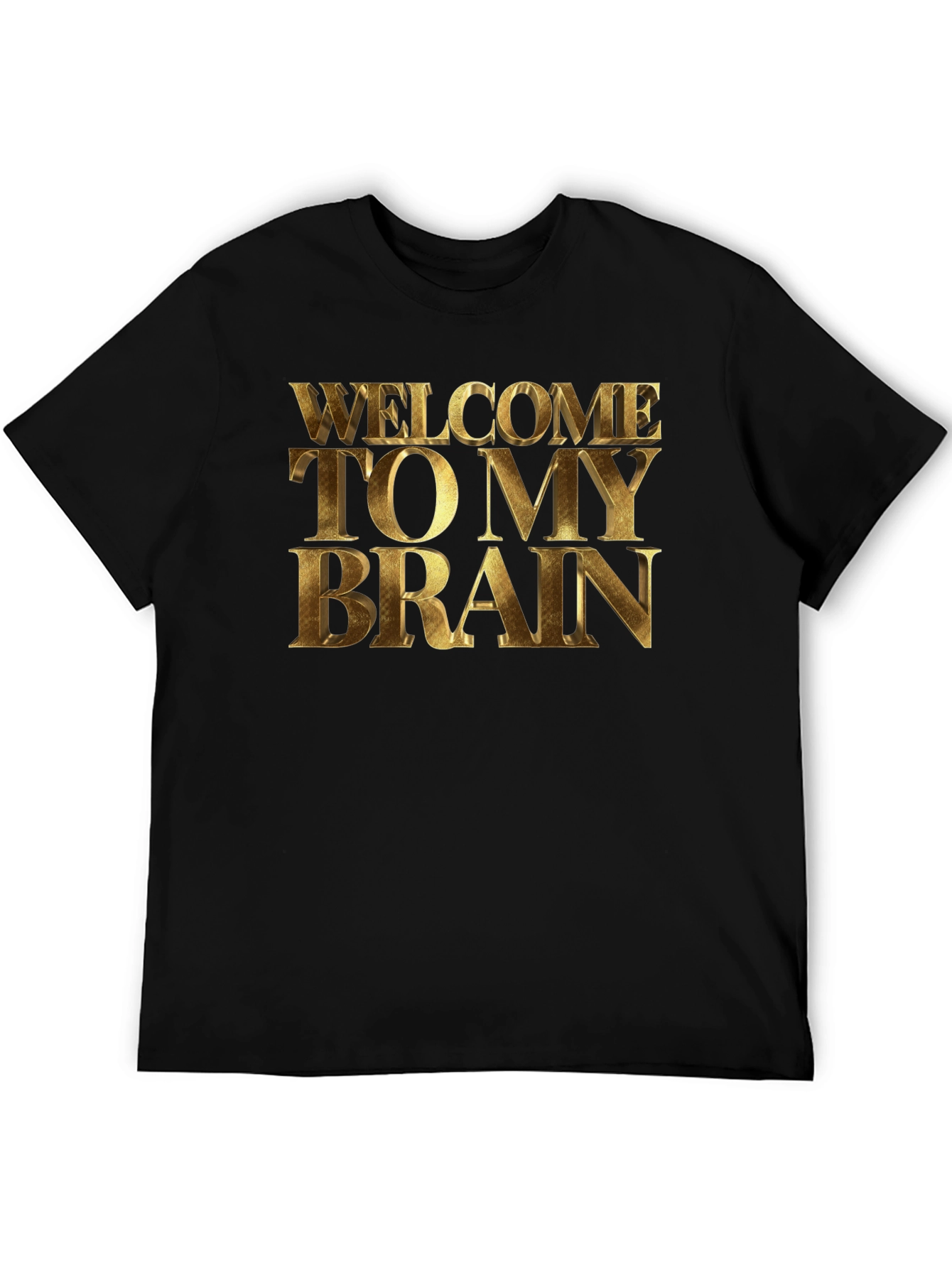 Black Welcome to My Brain T-Shirt view 5