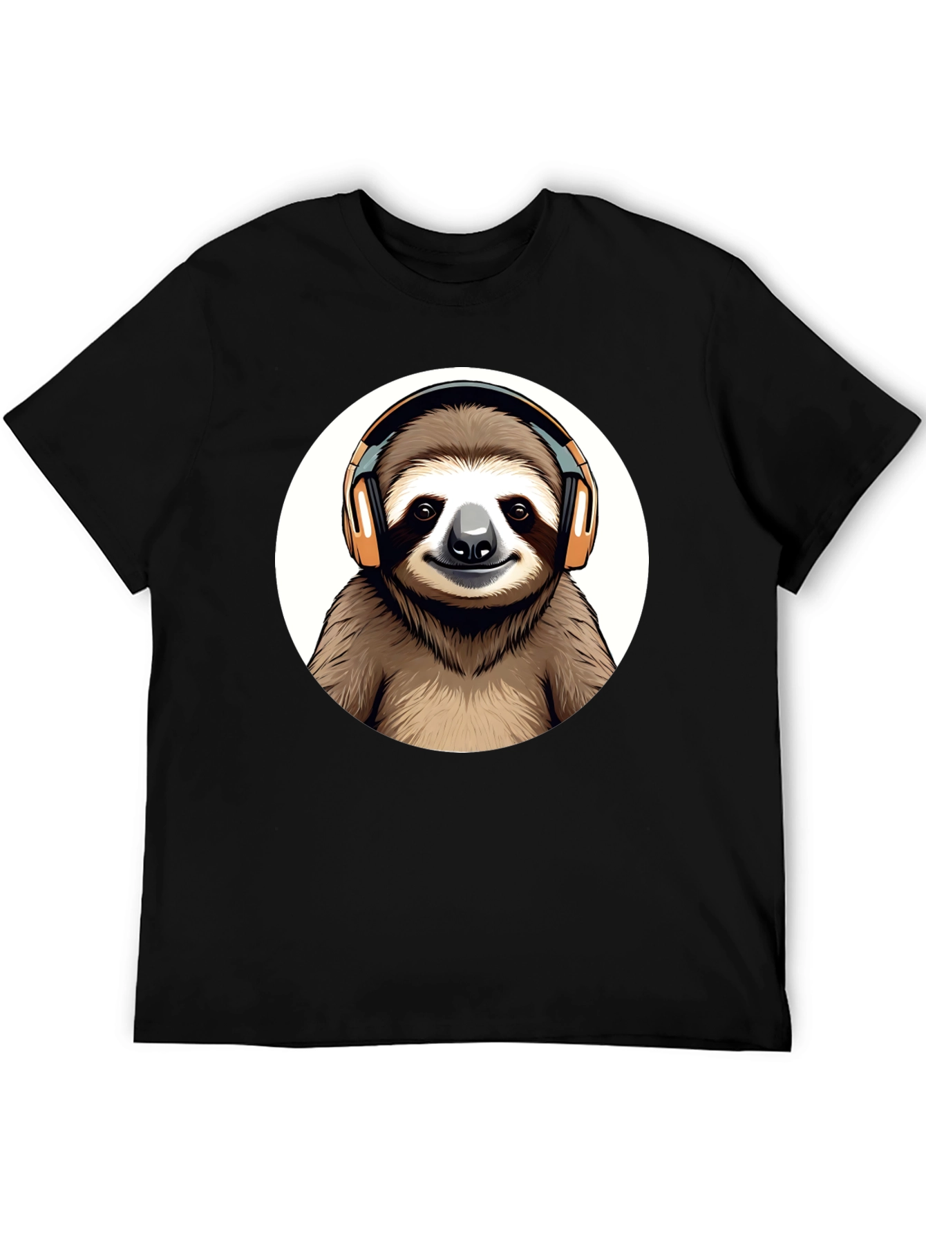 Black Sloth DJ Graphic Tee view 5