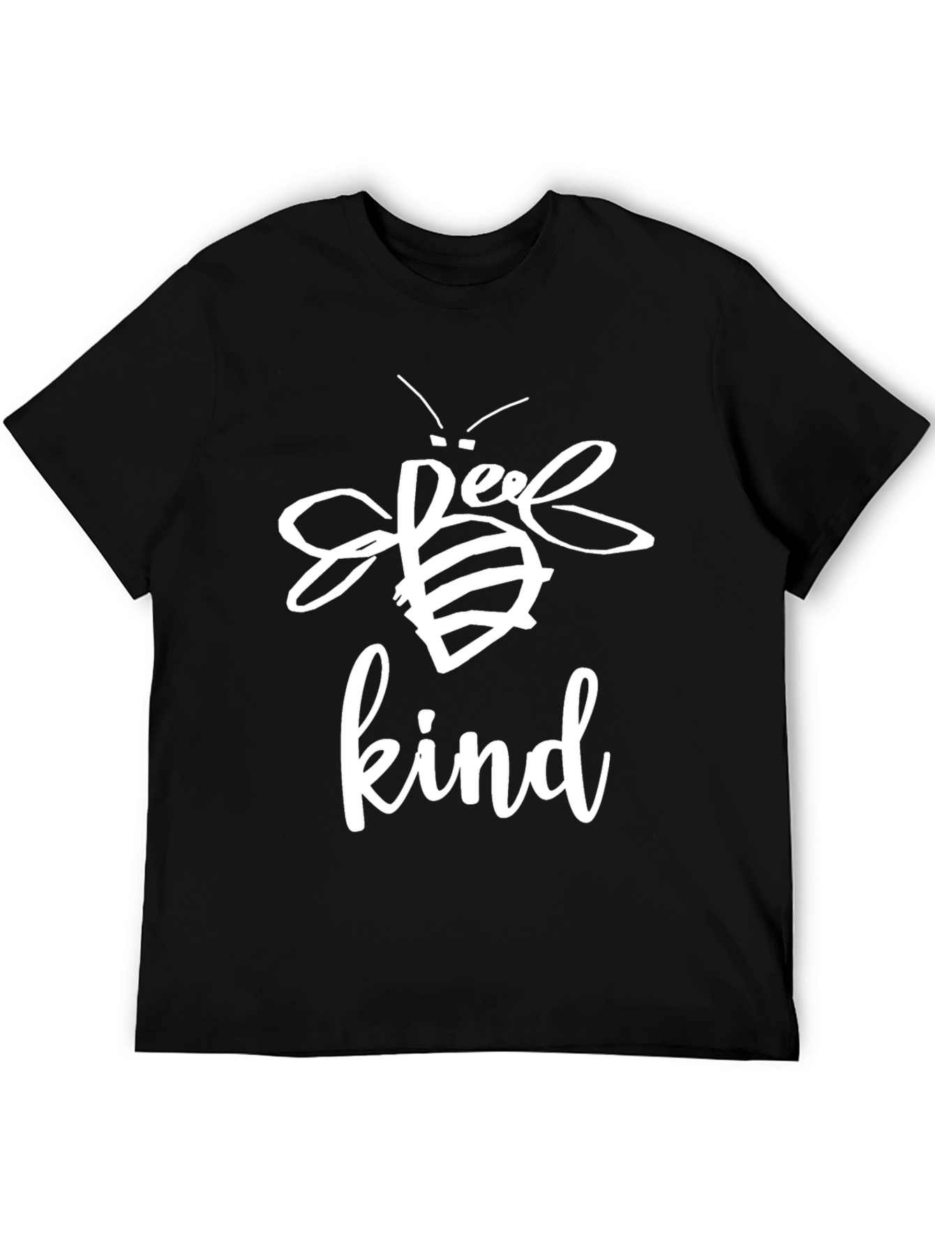 Black Bee Kind T-Shirt - Positive Message Tee view 5
