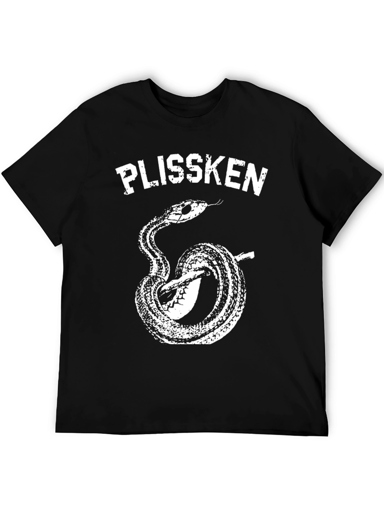 Black Plissken Snake T-Shirt - Bold Graphic Tee view 5