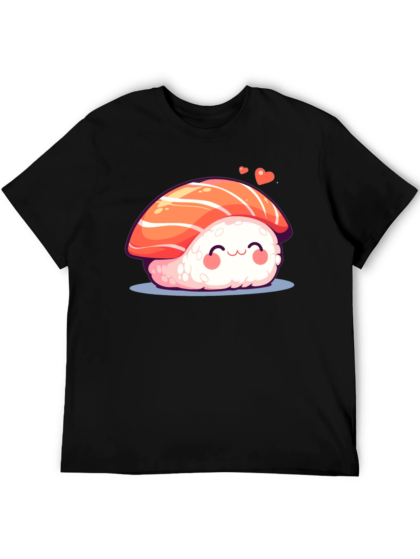 Black Cute Sushi Graphic Tee view 5