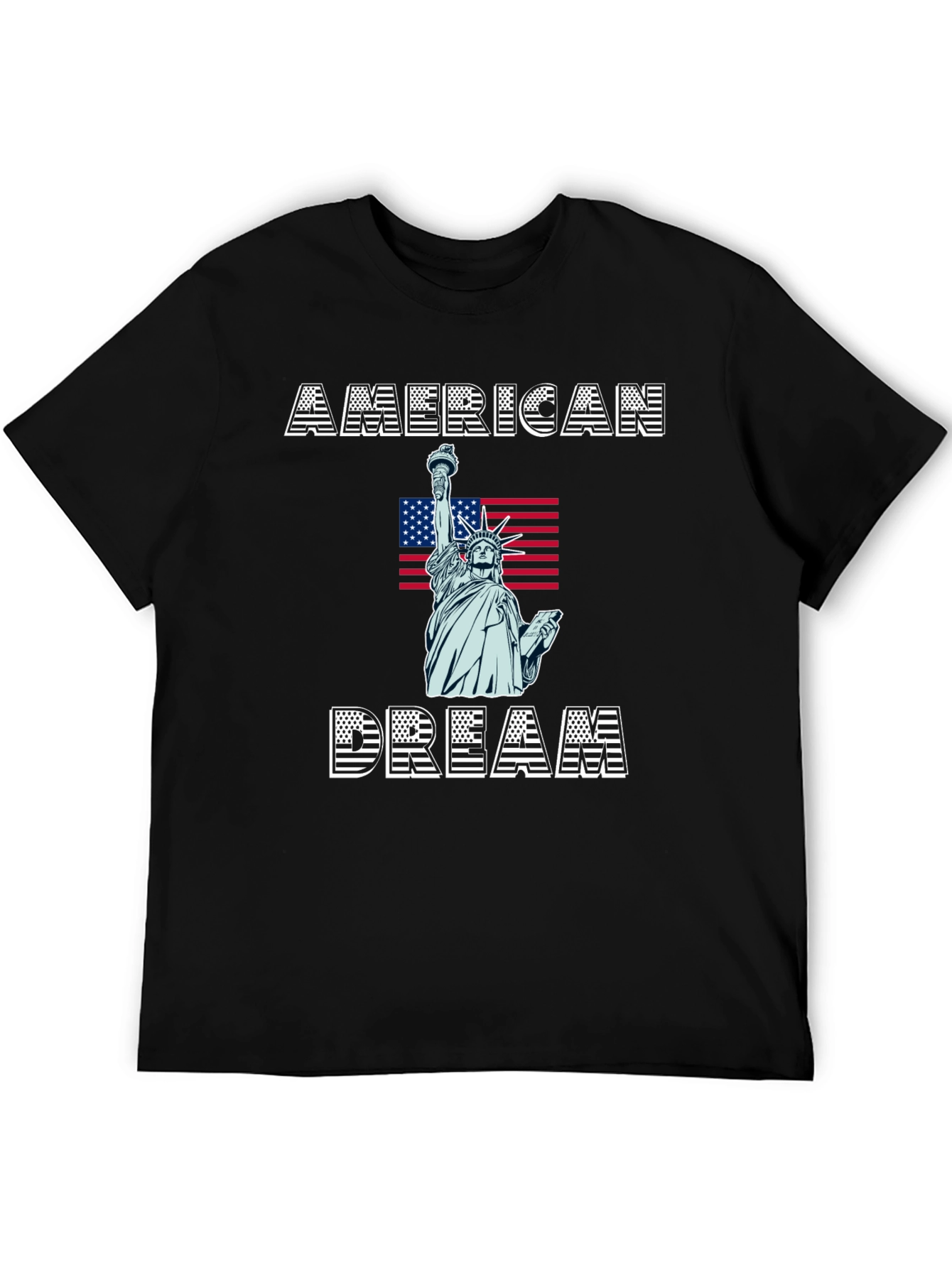 Black American Dream Graphic T-Shirt view 5