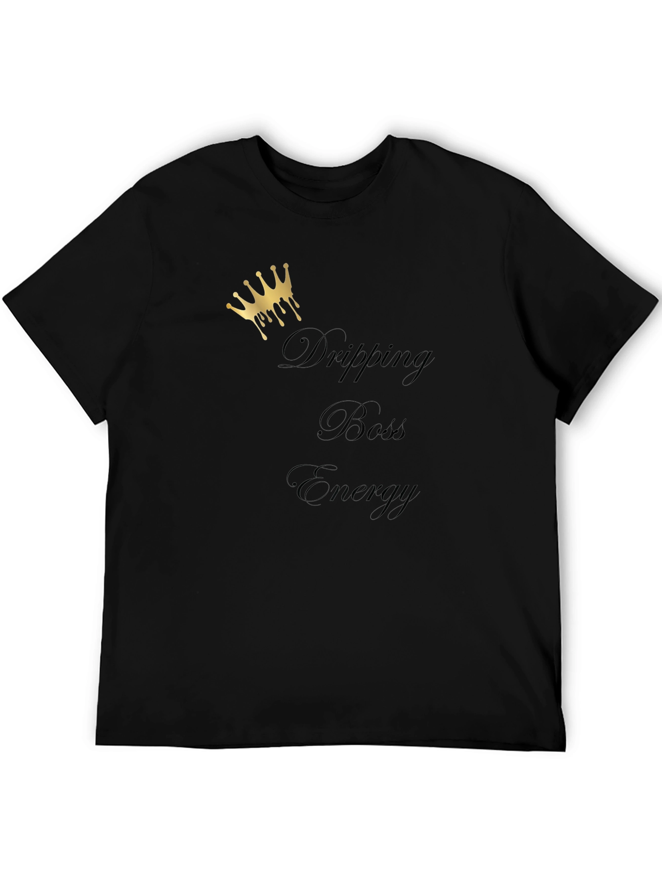 Black Dripping Boss Energy Black T-Shirt view 5