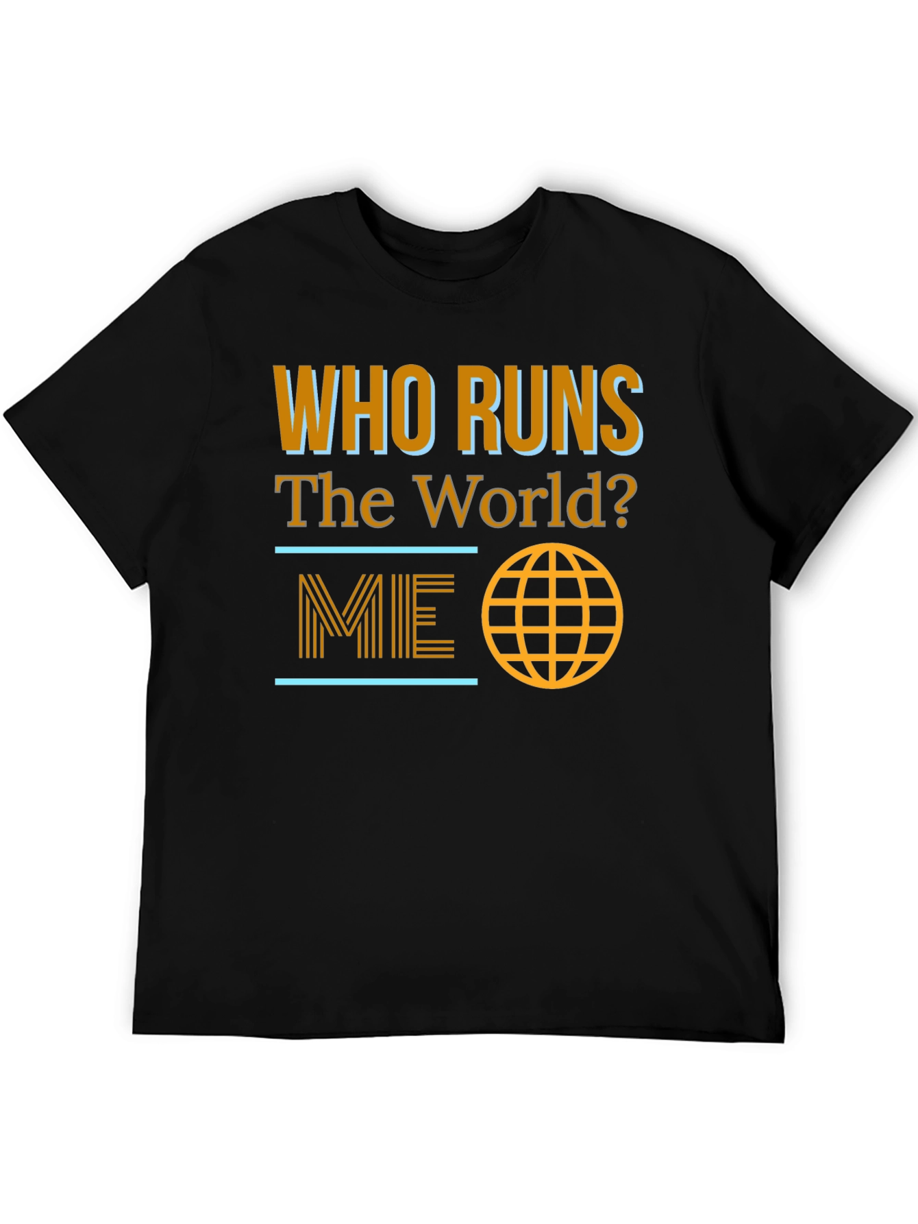Black Who Runs the World? Graphic Tee view 5