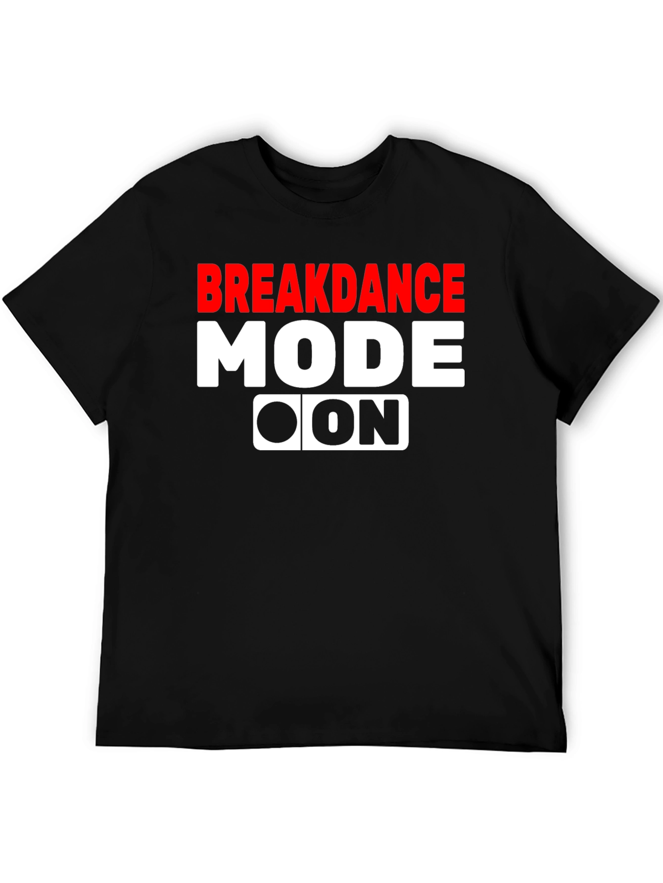 Black Breakdance Mode On Graphic Tee view 5