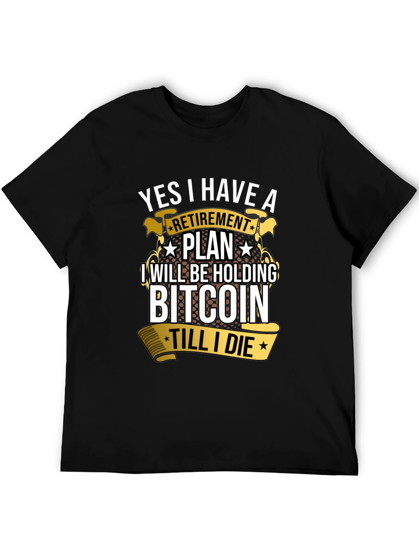 Bitcoin Retirement Plan Graphic Tee - 5