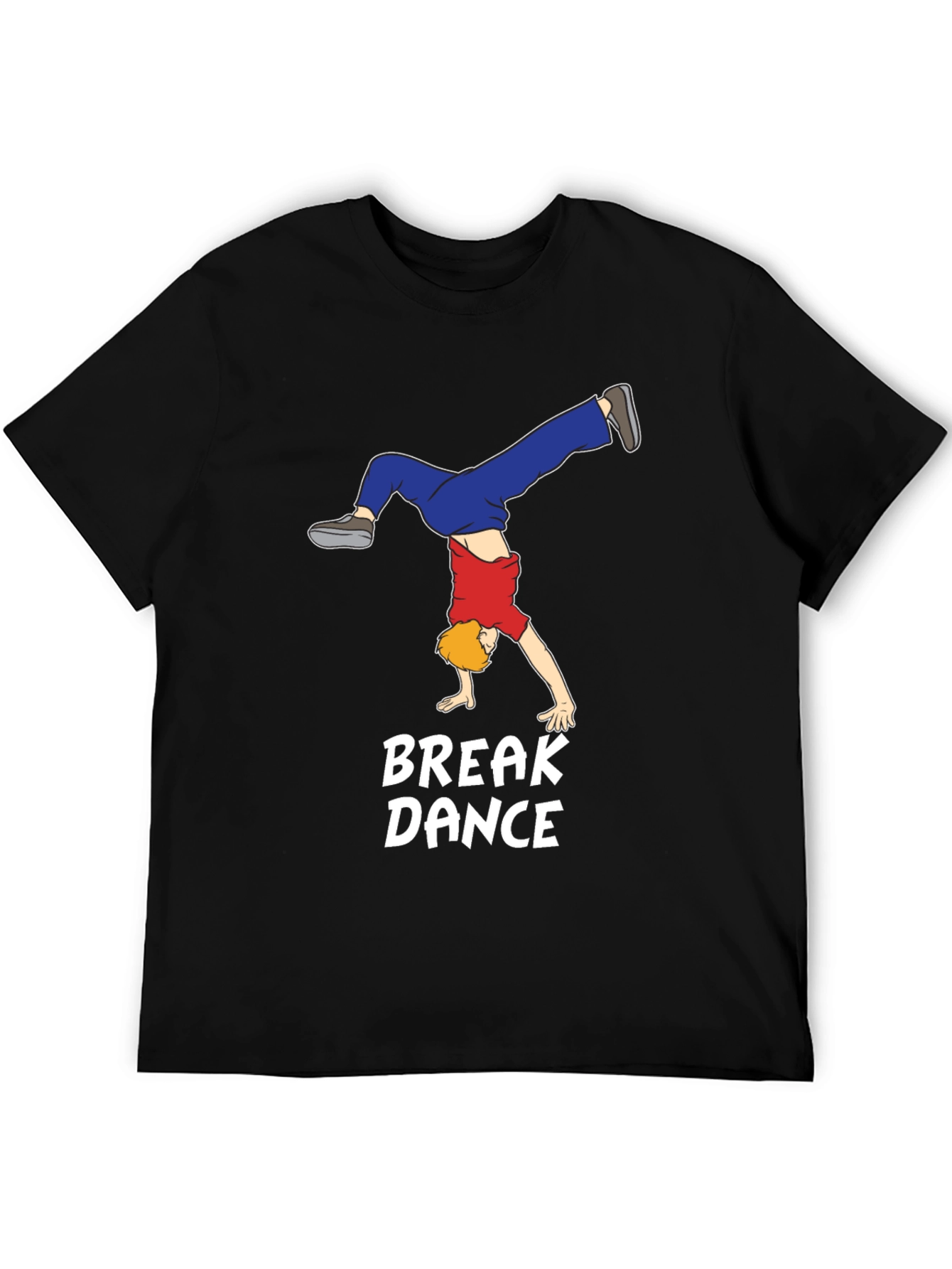 Black Break Dance T-Shirt: Stylish Cotton Tee for Dance Lovers view 5