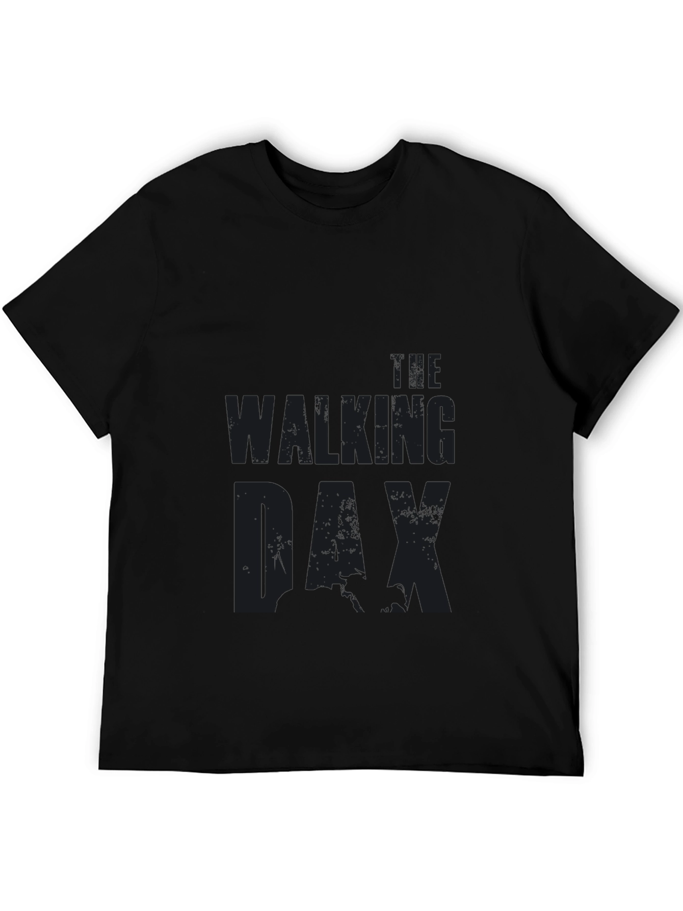 Black Walking DAX Black T-Shirt view 5