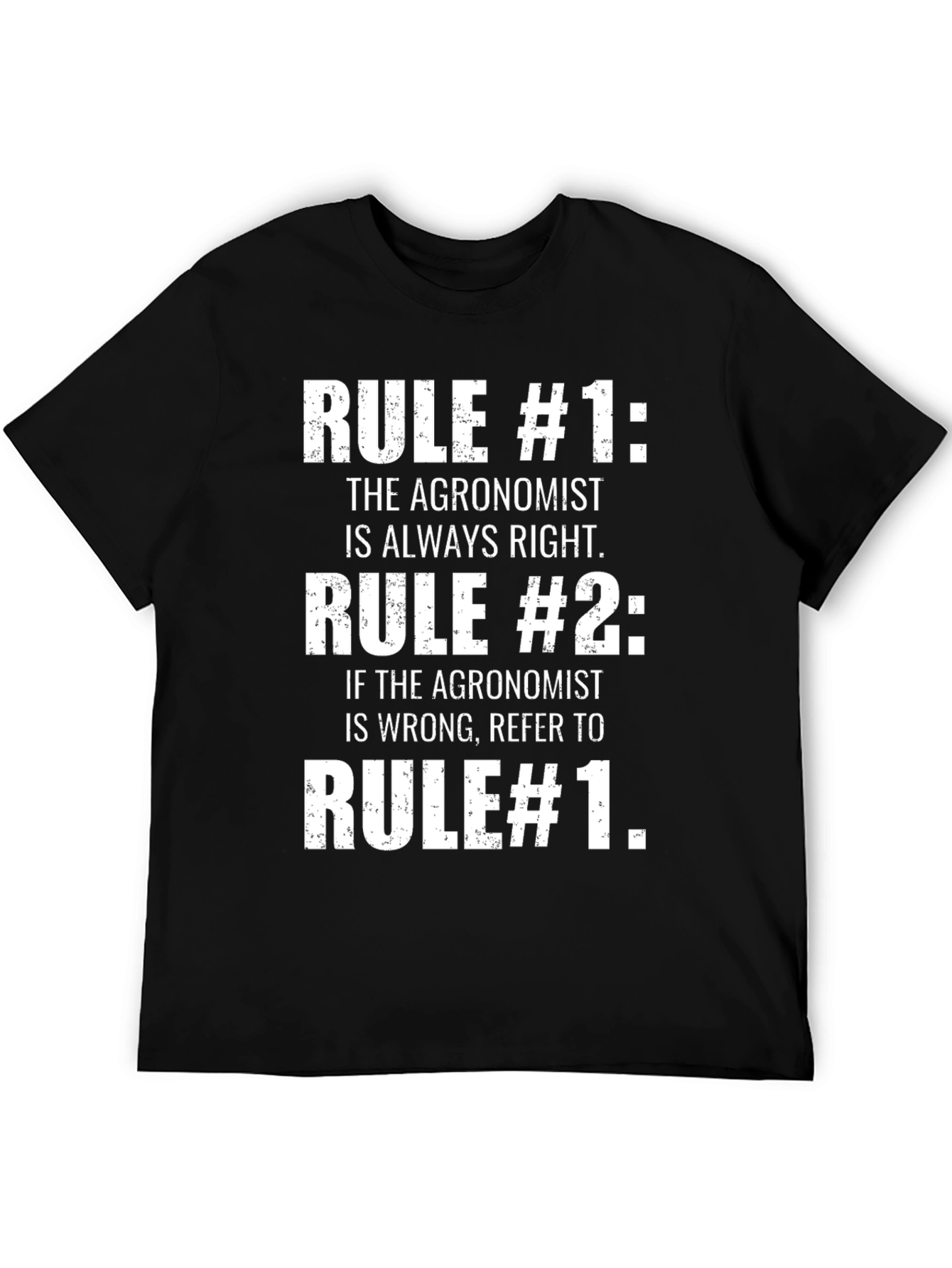 Agronomist Rules T-Shirt - Funny Farming Gift - 5