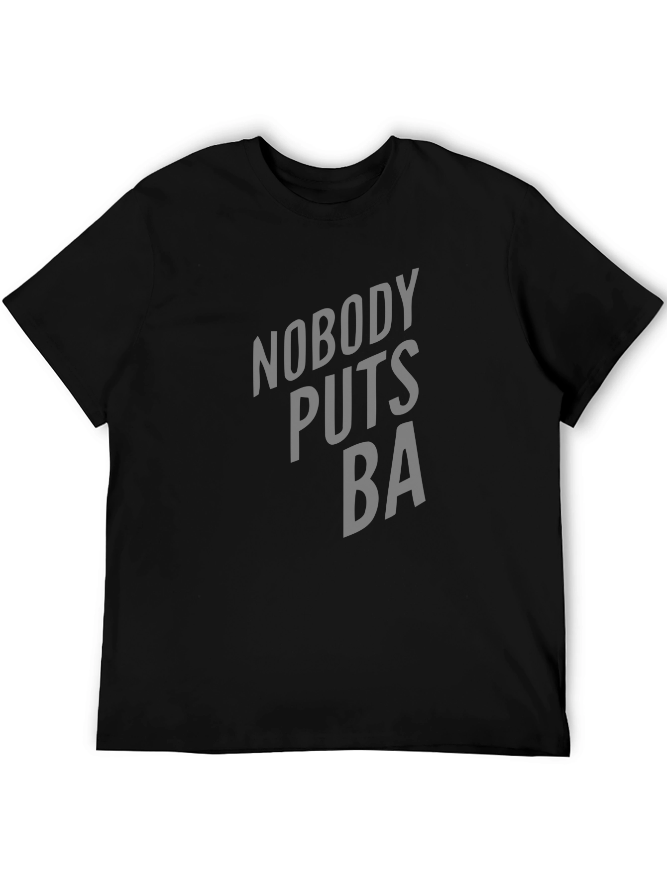 Black Nobody Puts BA T-Shirt - Classic Movie Tee view 5
