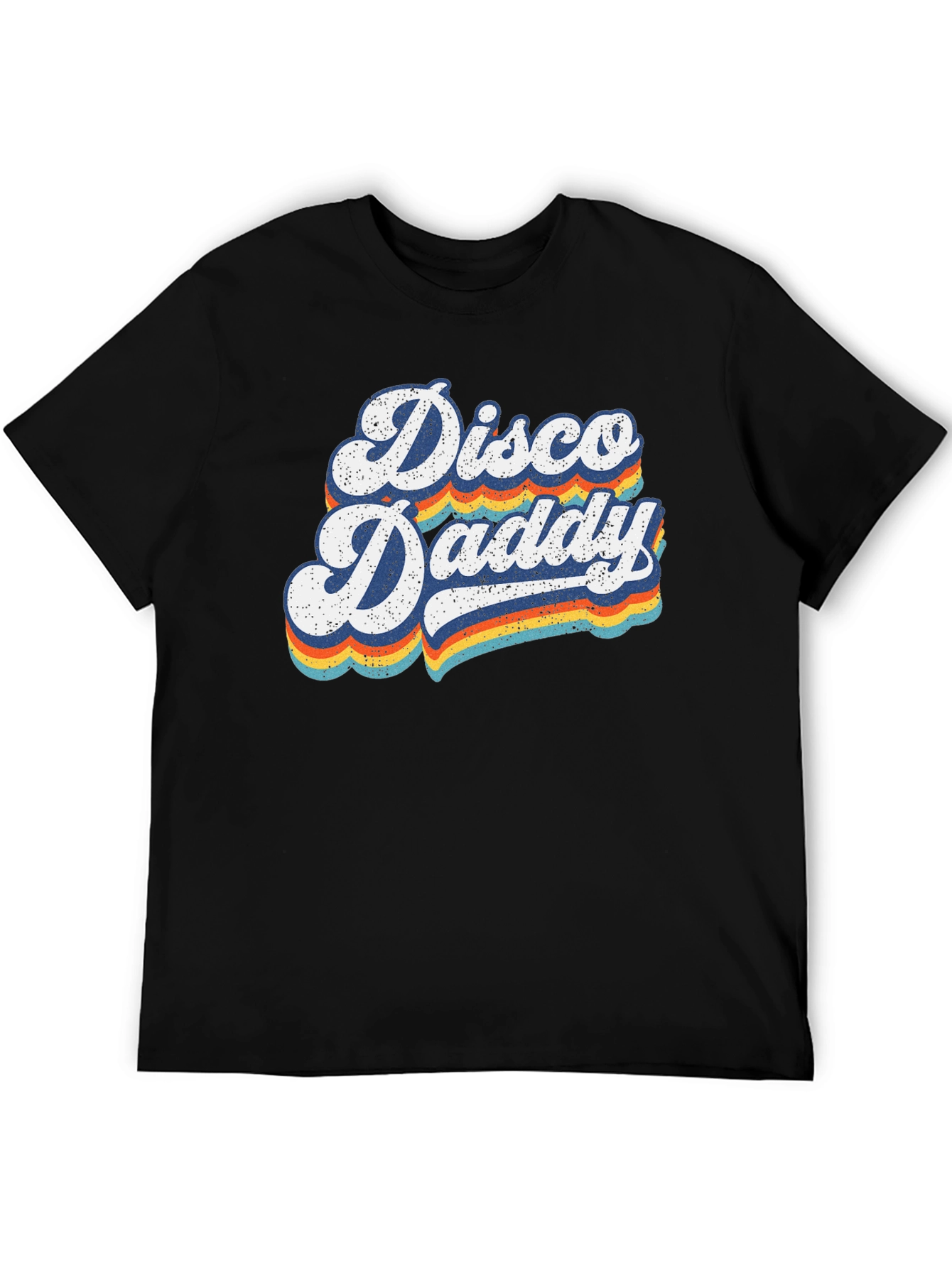 Black Retro Disco Daddy T-Shirt - Vintage Style view 5