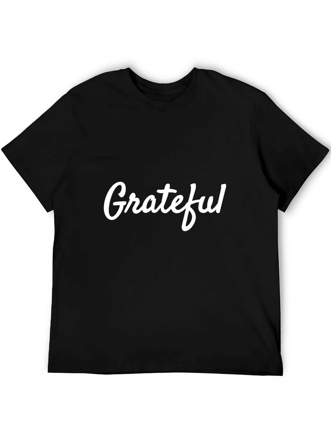 Black Grateful Black Tee - Soft & Stylish view 5