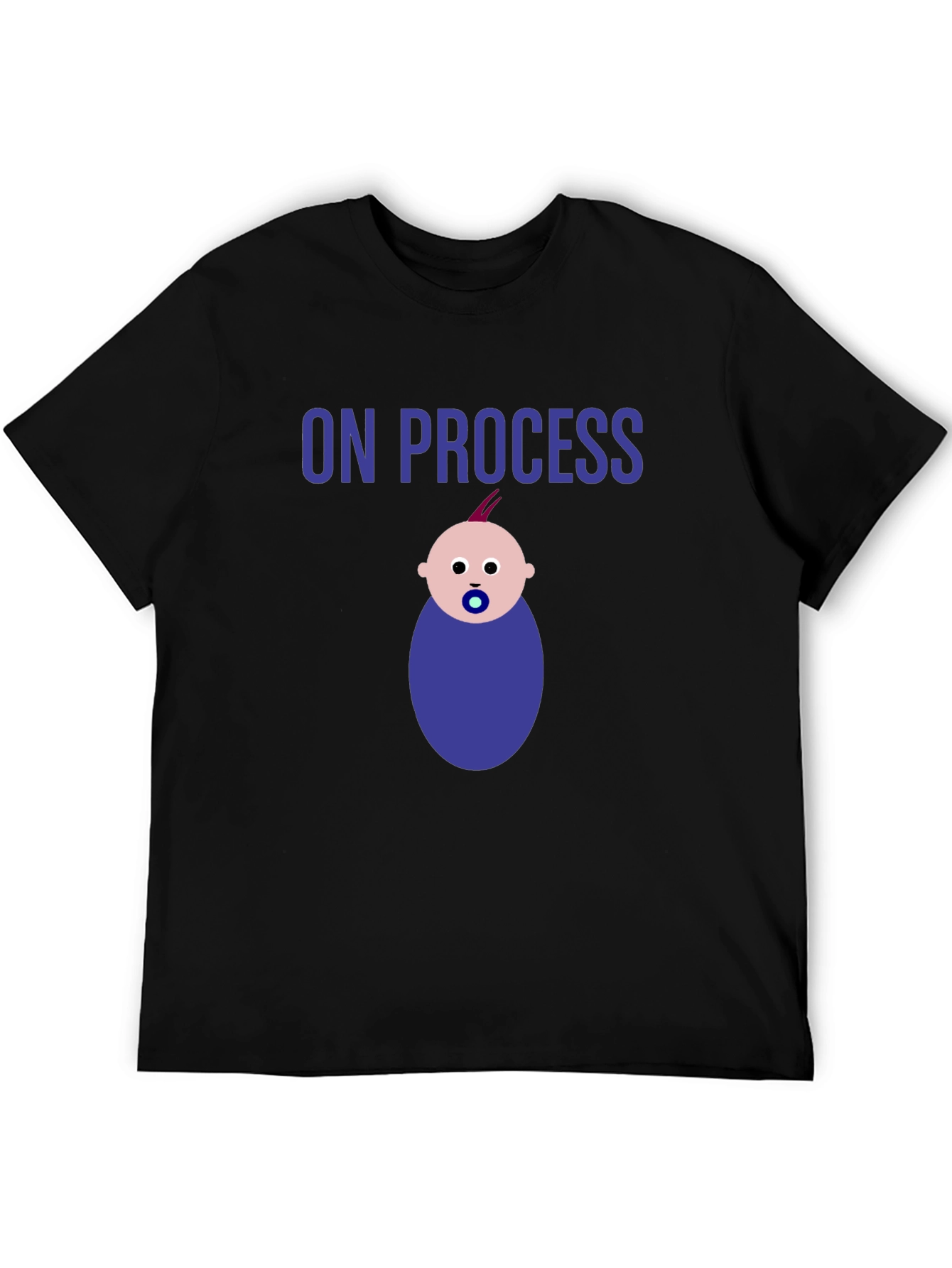 Black On Process Baby T-Shirt view 5