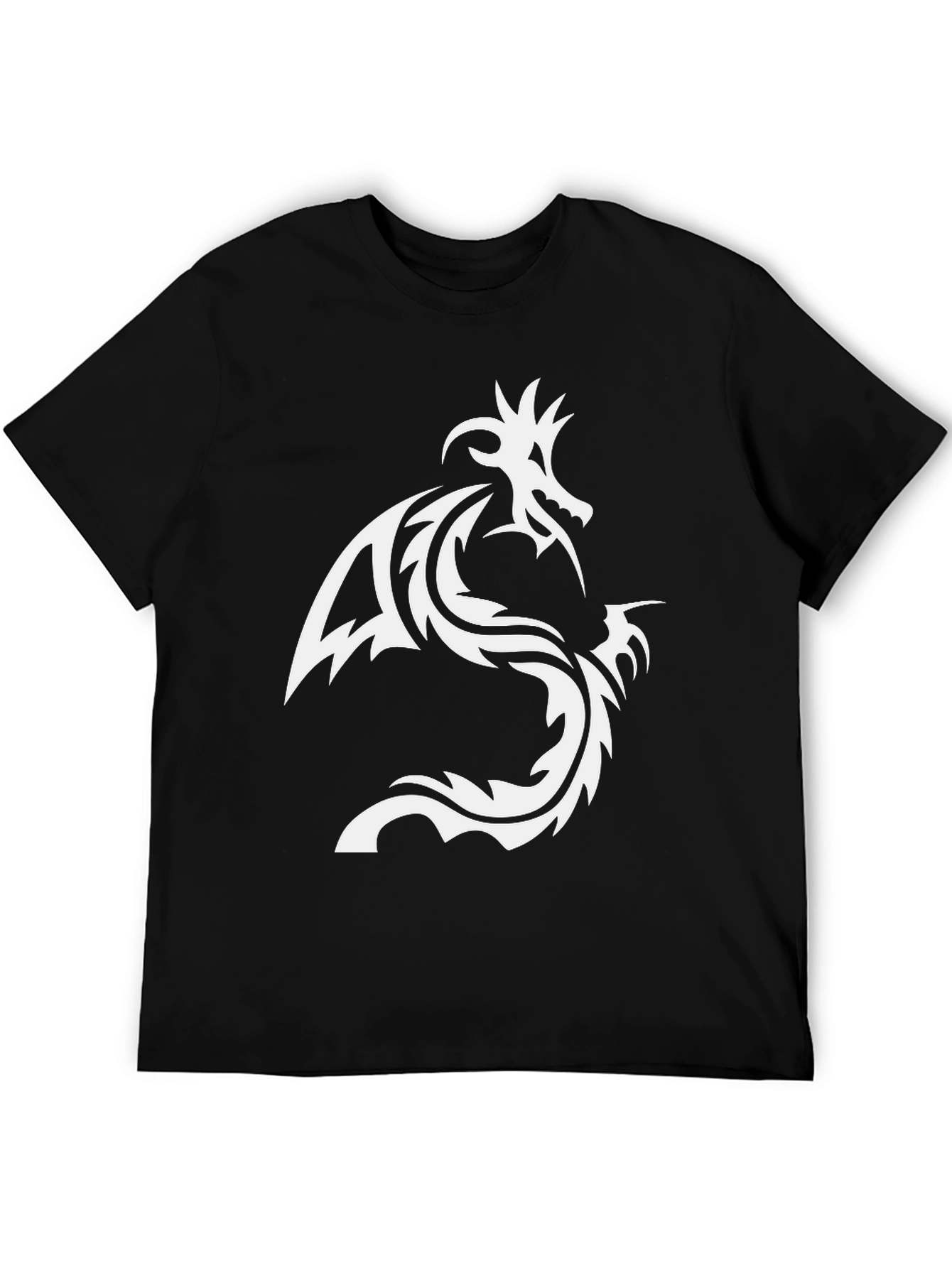 Black Dragon Graphic Black T-Shirt view 5