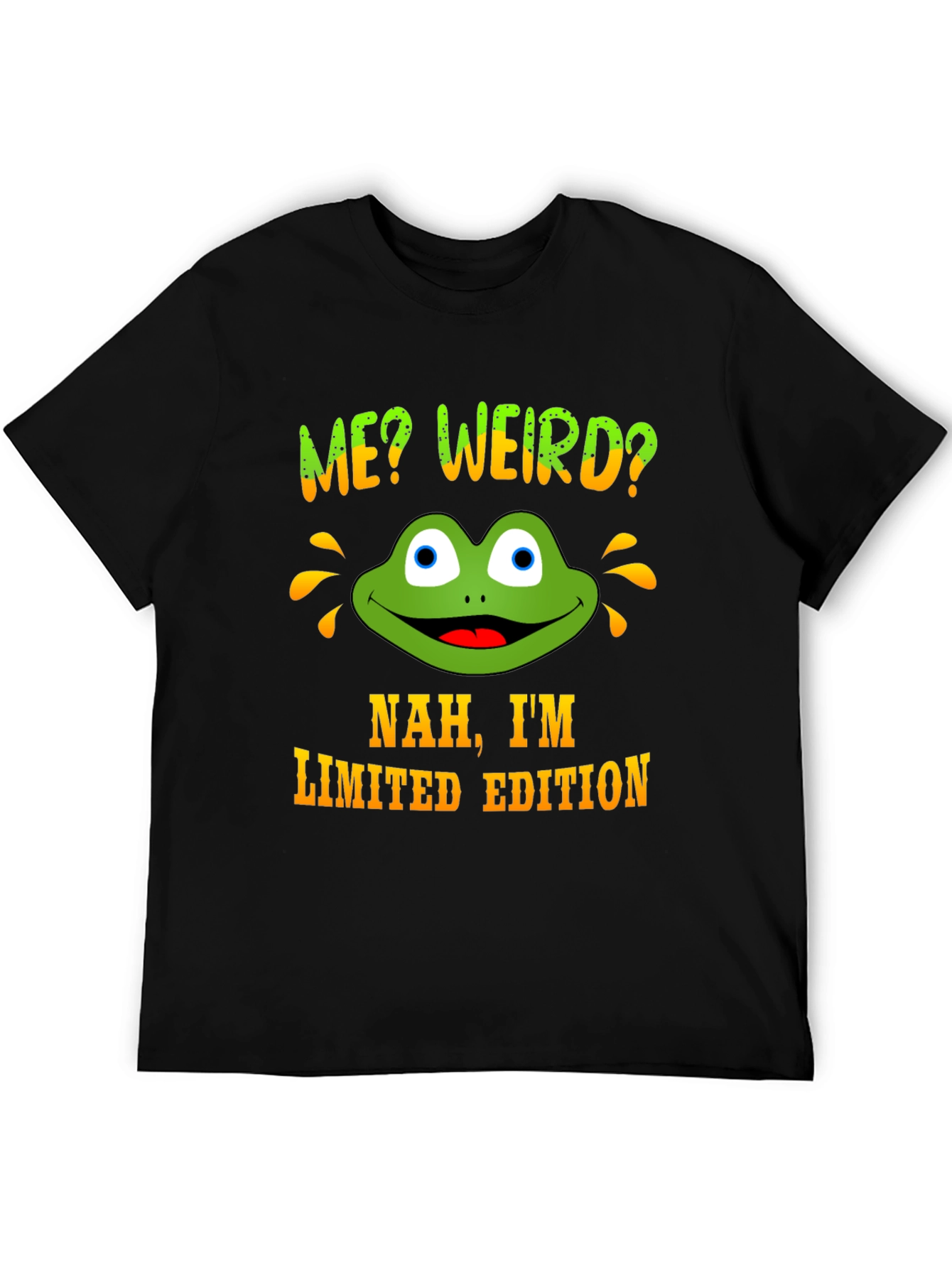 Black Me Weird? Frog Graphic Novelty Tee view 5