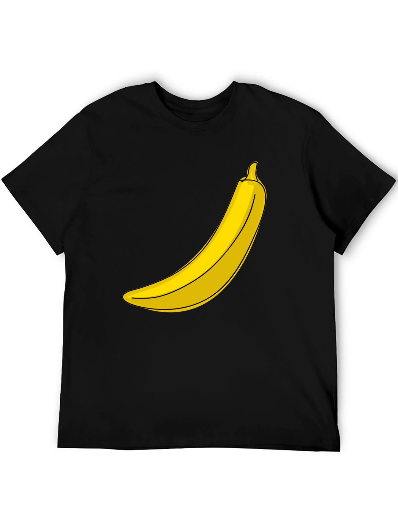 Black Banana Graphic T-Shirt - Funny Novelty Tee view 5