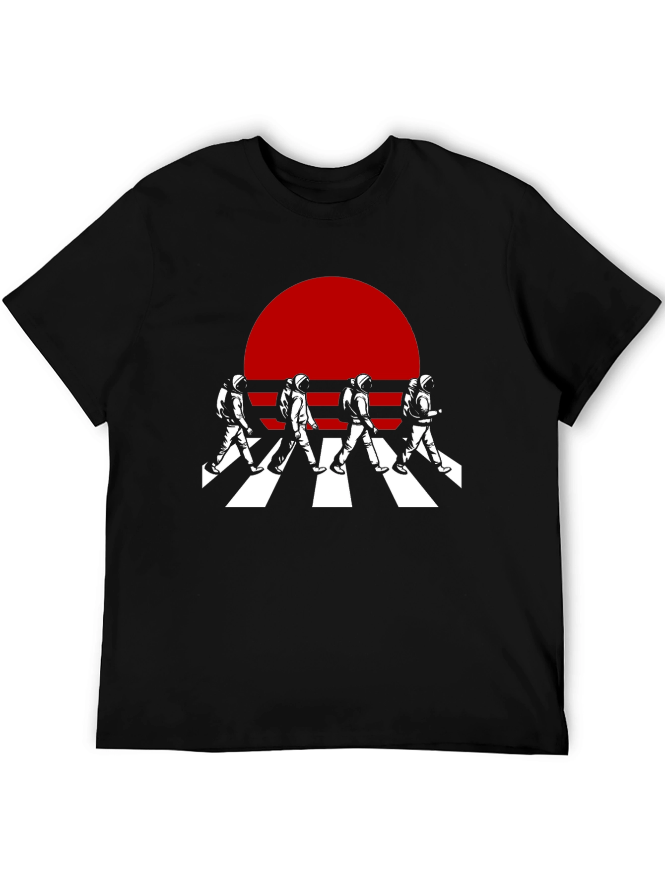 Black Astronaut Abbey Road T-Shirt view 5