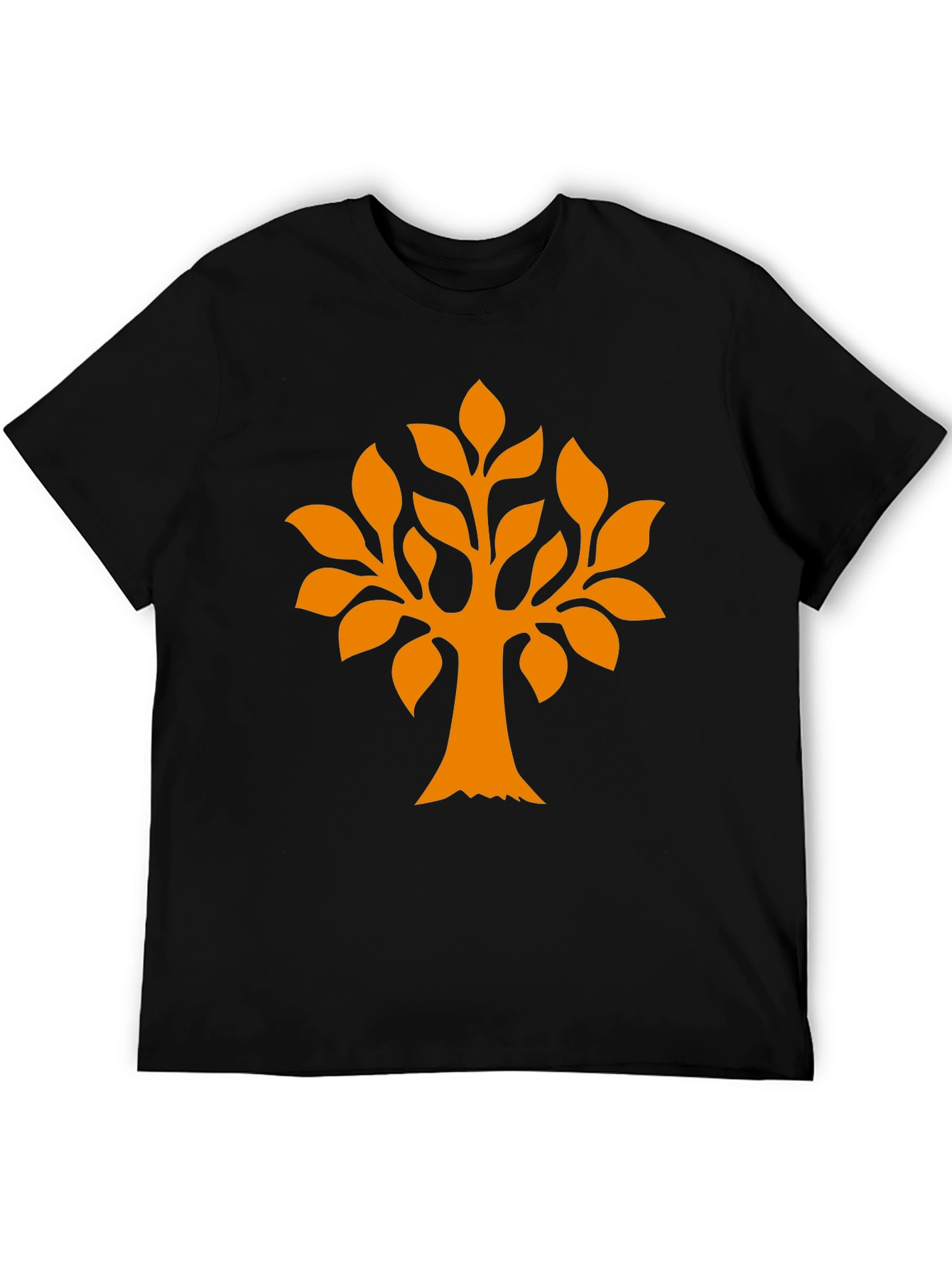 Black Nature Tree Graphic Print T-Shirt view 5
