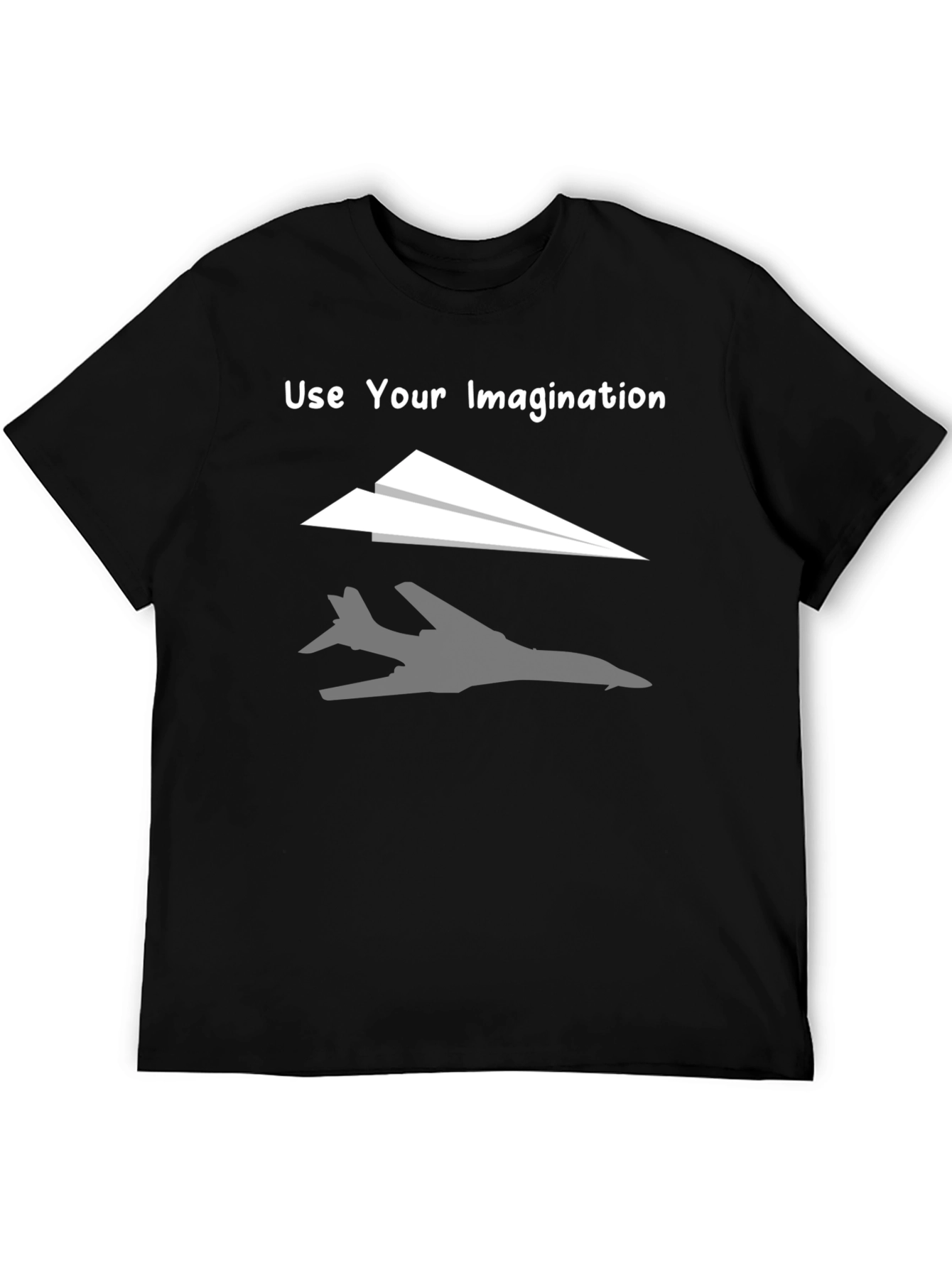 Black Use Your Imagination T-Shirt view 5
