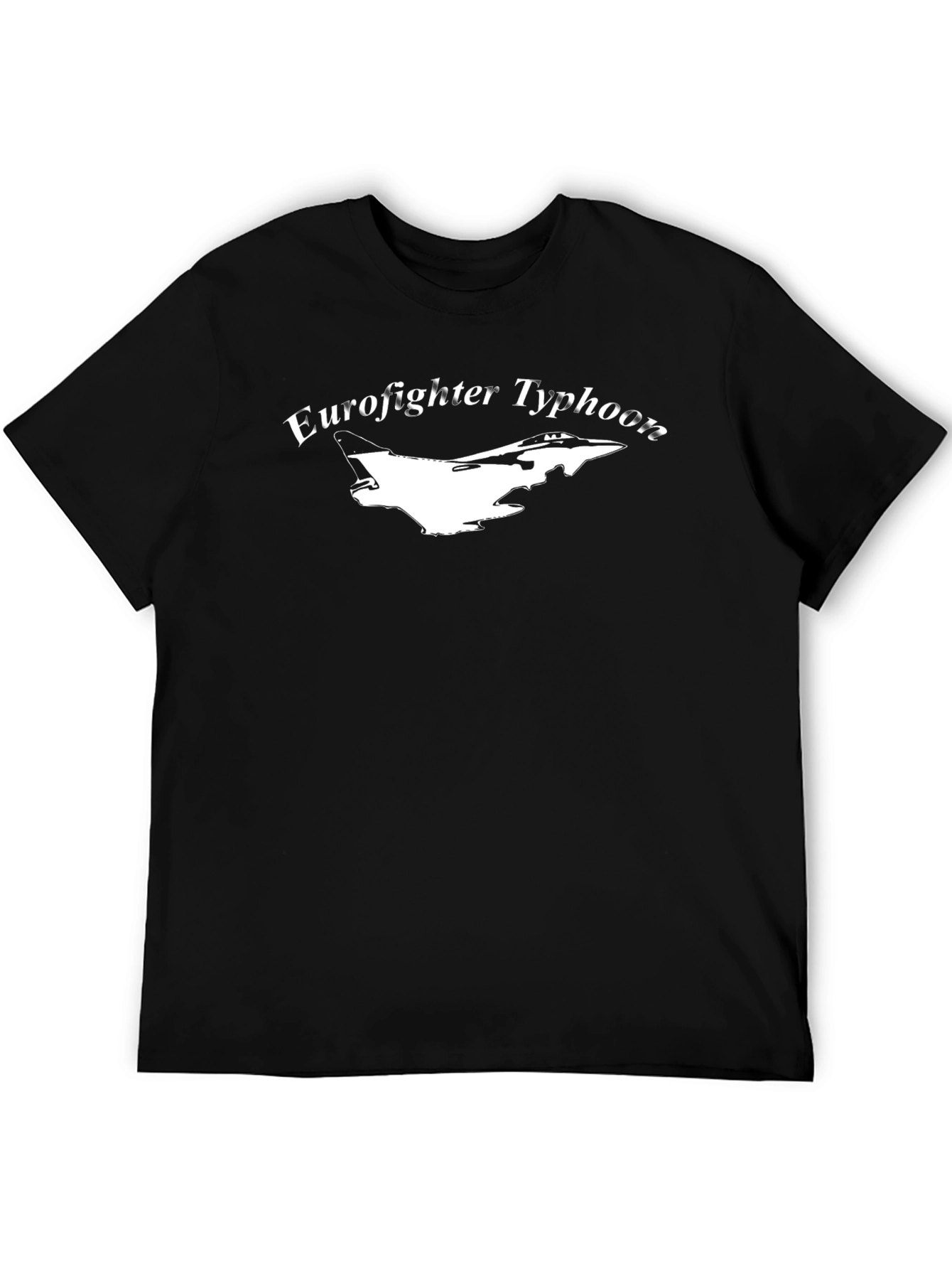 Black Eurofighter Typhoon Graphic T-Shirt - Black view 5