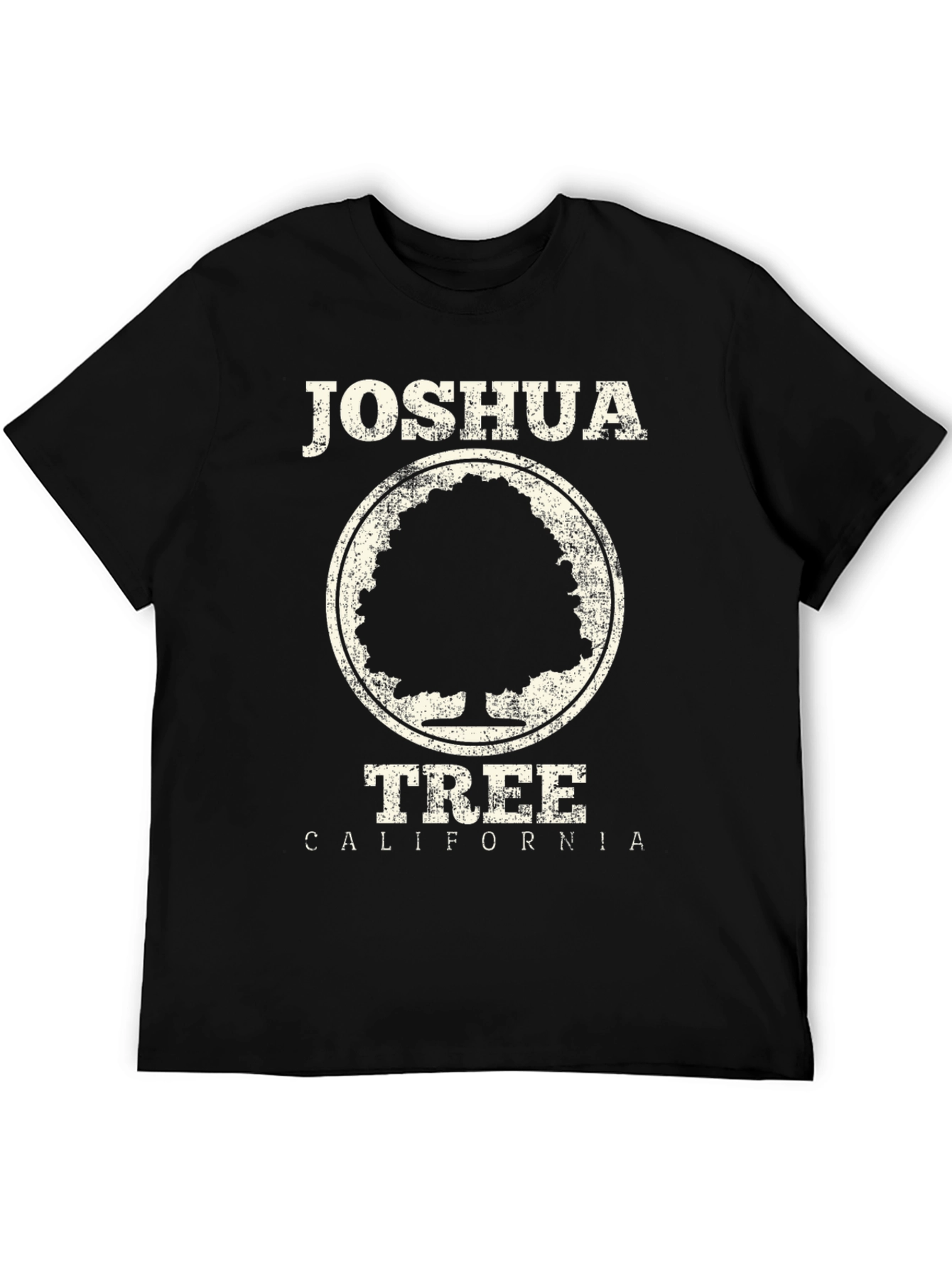 Black Joshua Tree California Graphic Tee view 5