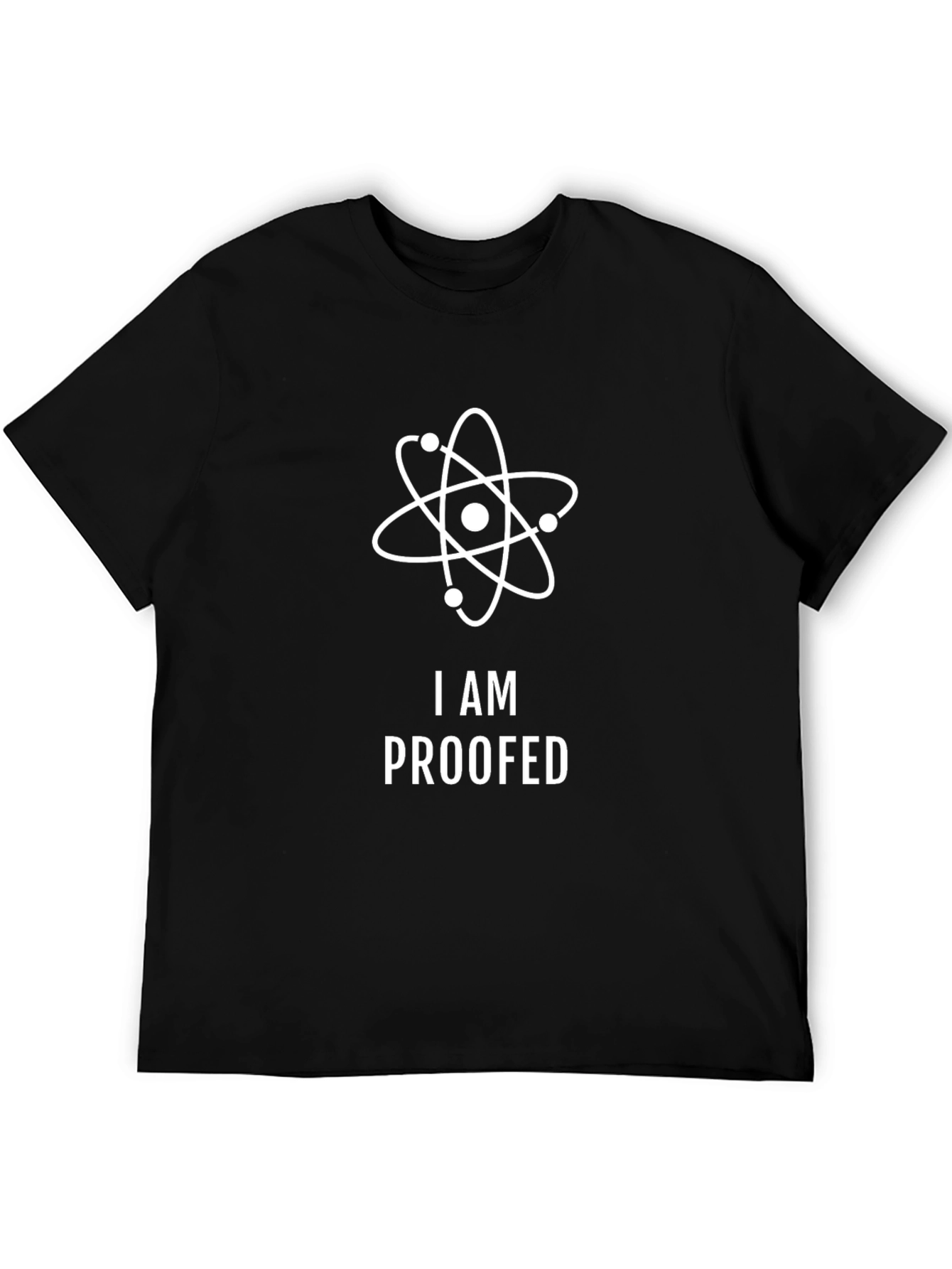 Black I AM PROOFED Science T-Shirt view 5
