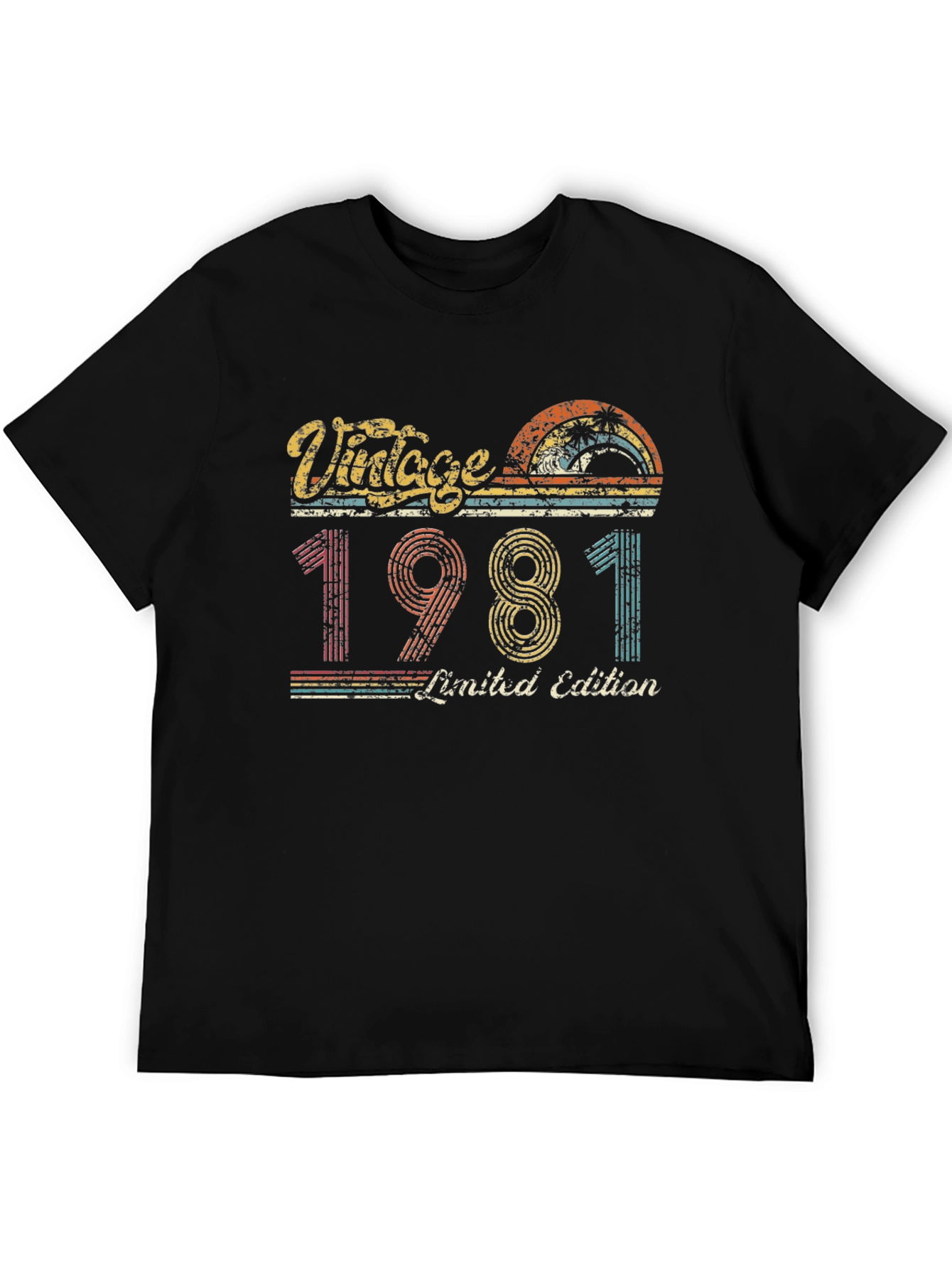 Black Vintage 1981 Limited Edition Black Graphic Tee view 5