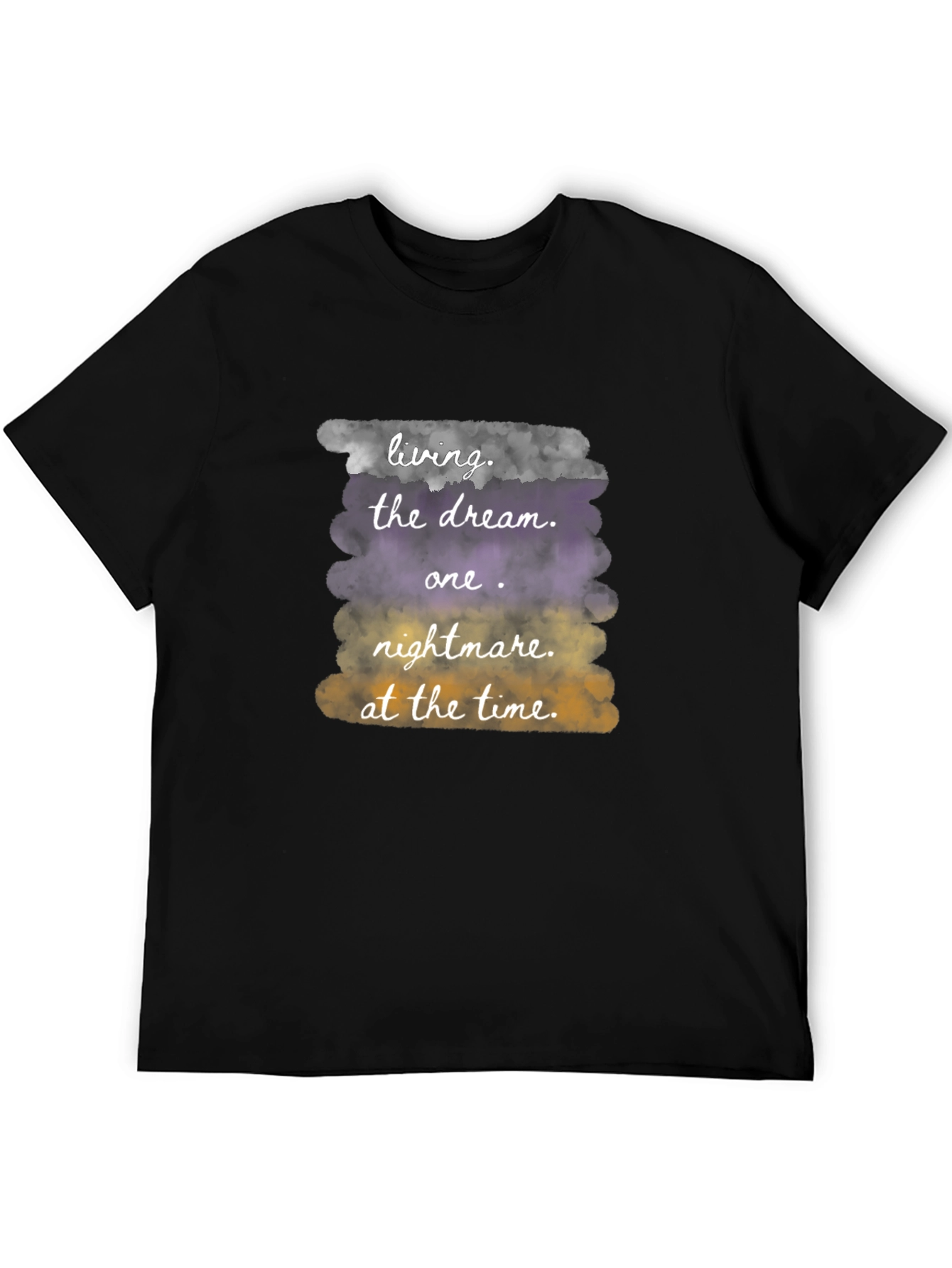 Black Living the Dream T-Shirt view 5