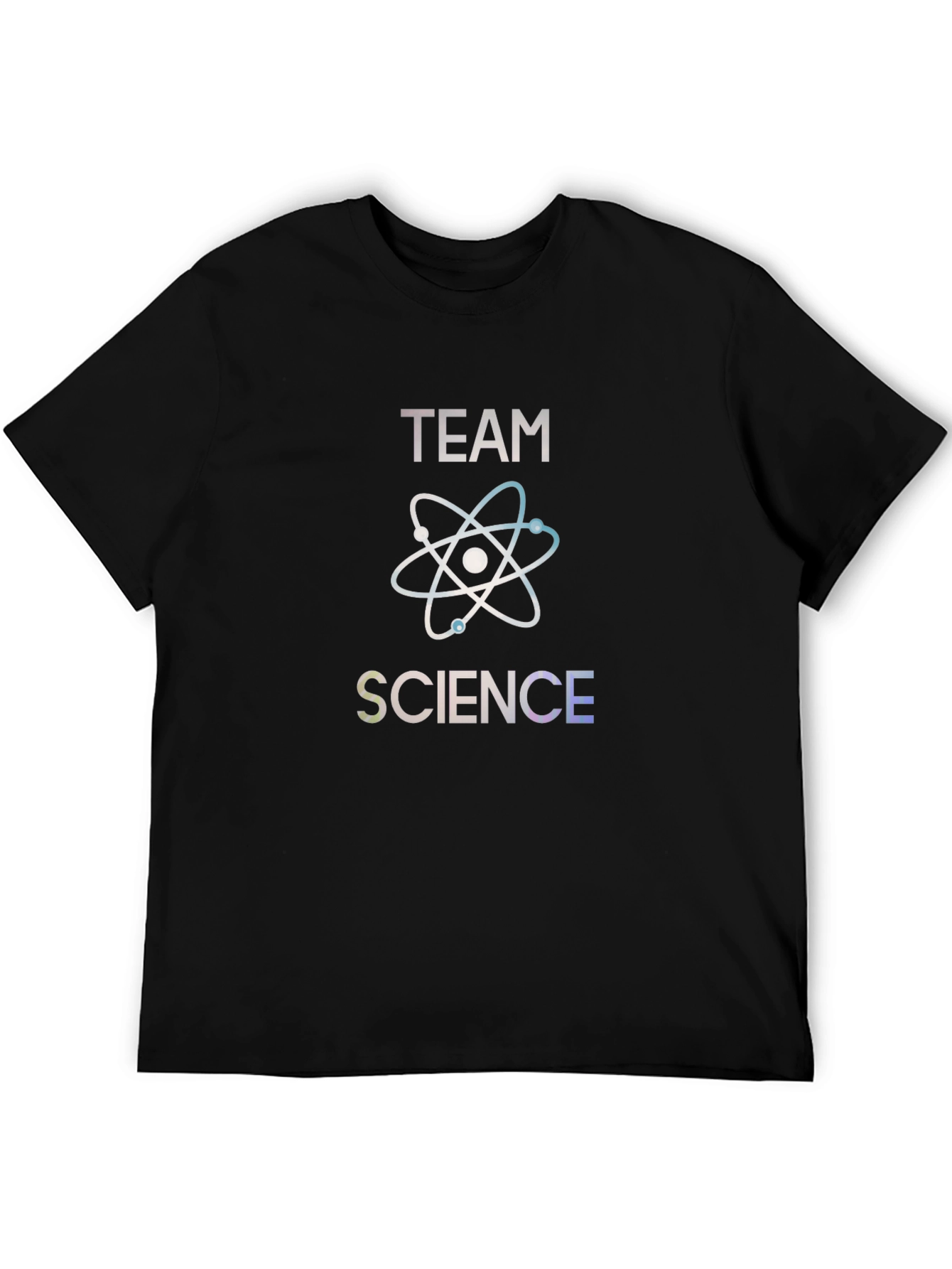 Black Team Science Graphic Tee - Soft Cotton Blend, Unisex Fit view 5