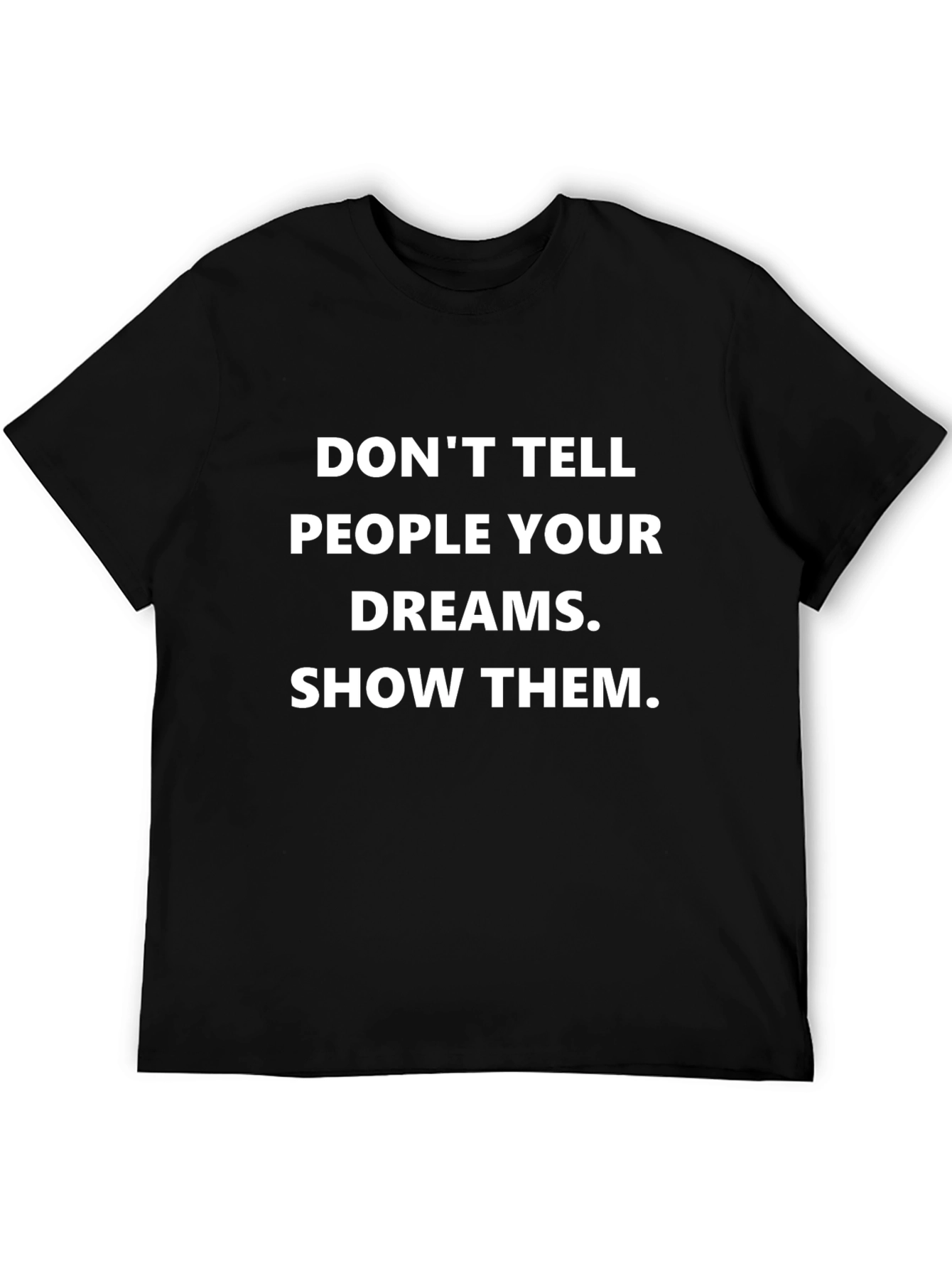 Black Inspirational Dreams Graphic Tee view 5