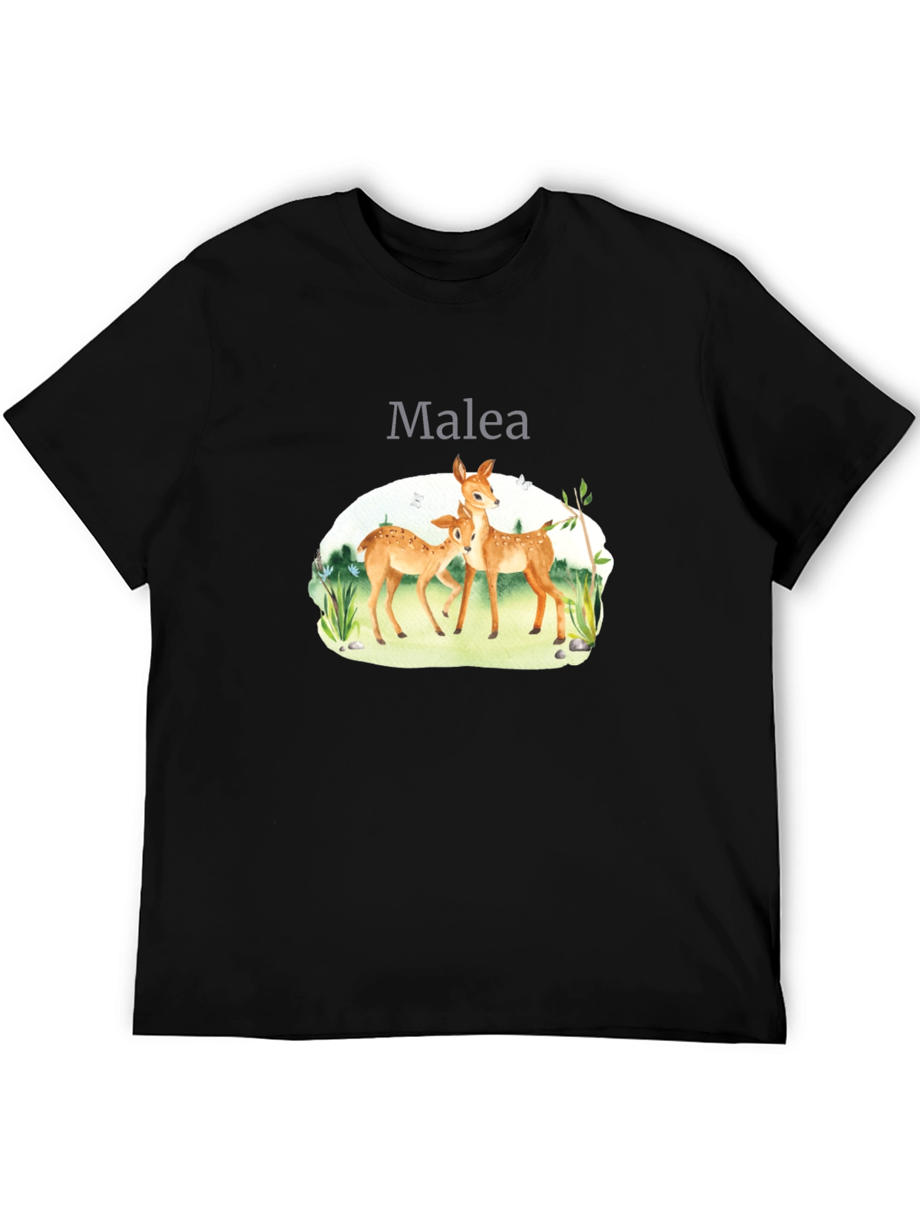 Black Deer Graphic Tee - Malea view 5