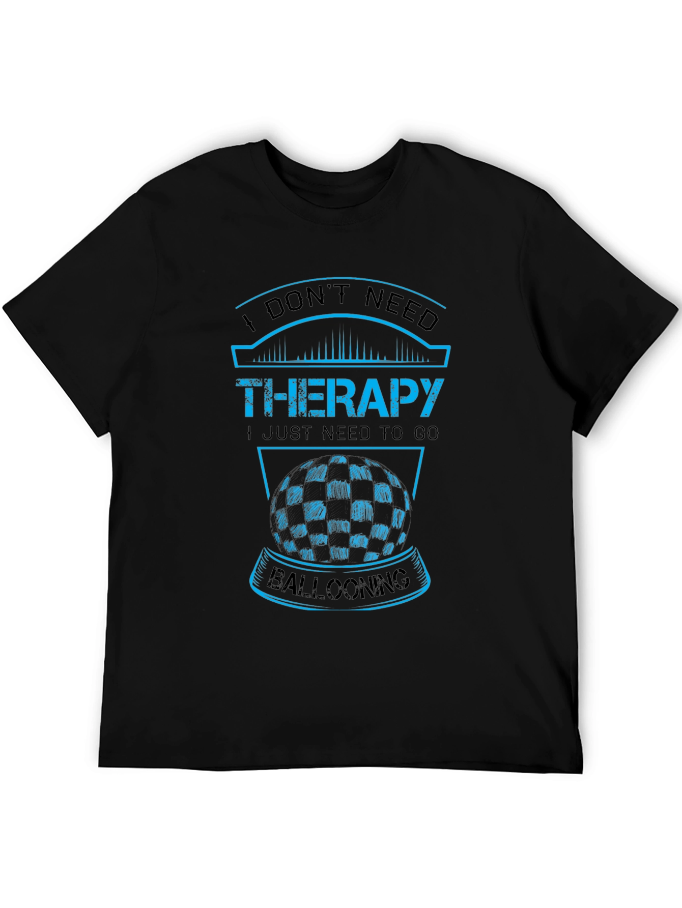 Black Ballooning Therapy Graphic Tee - Comfort Fit view 5