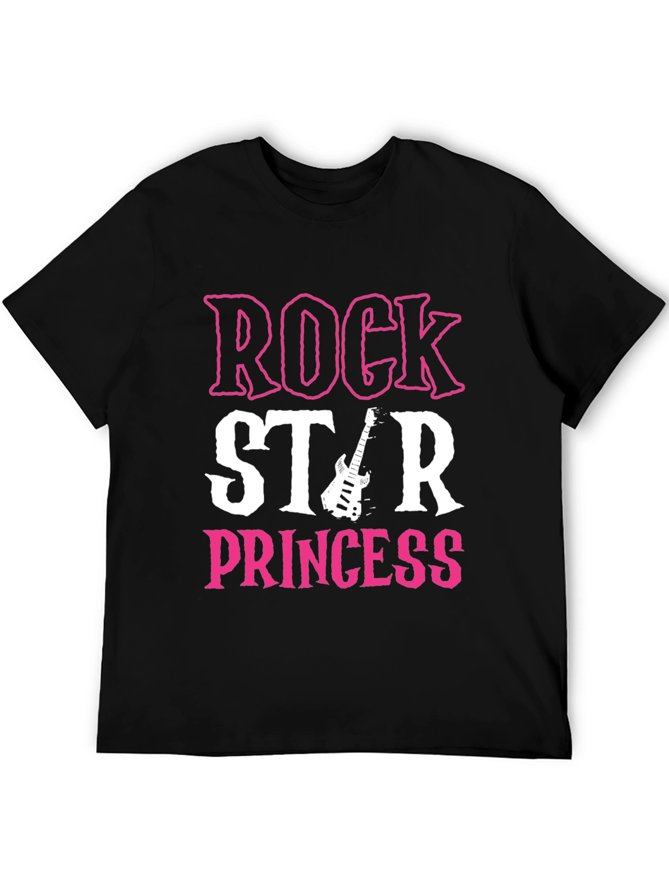 Black Rock Star Princess Graphic T-Shirt - Black view 5