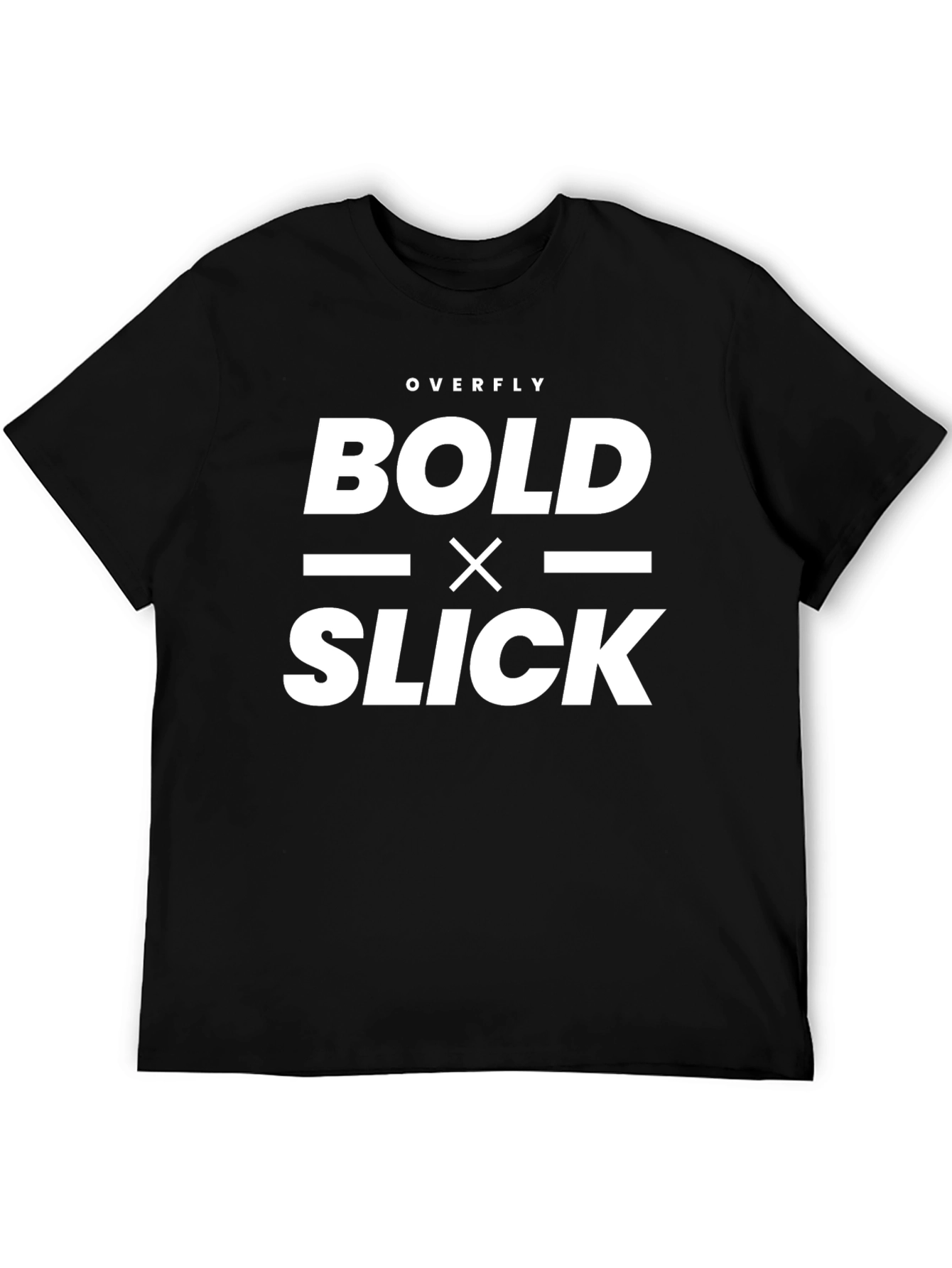 Black Bold x Slick Graphic Tee - Modern Style view 5