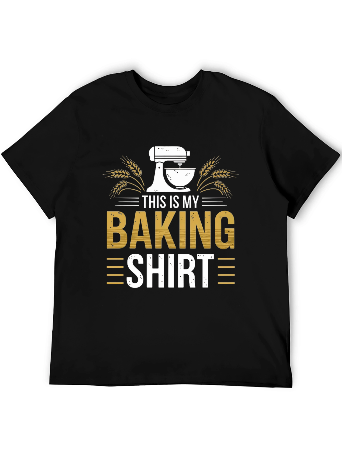 Black This Is My Baking Shirt - Funny Baker T-Shirt view 5