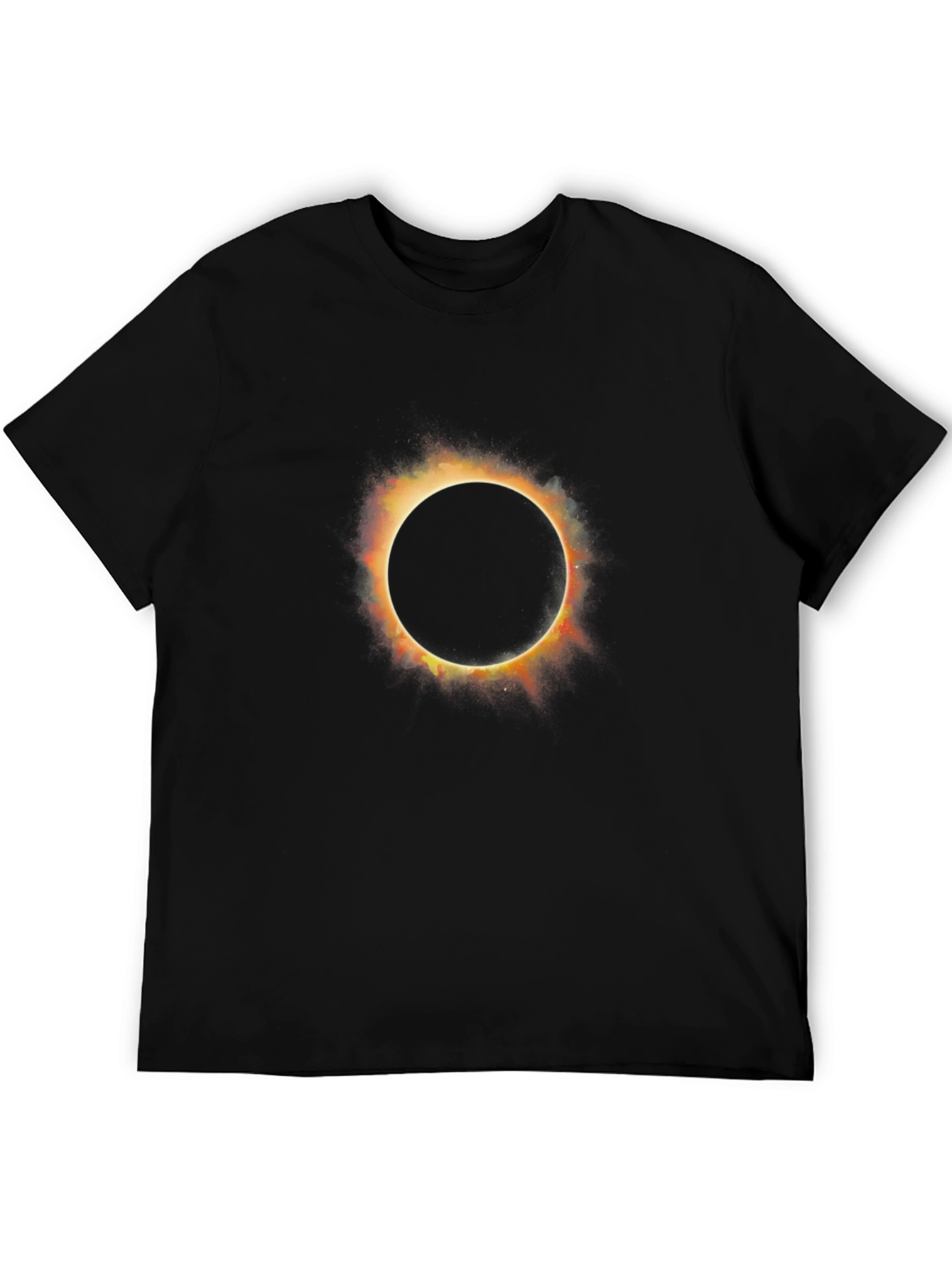 Black Eclipse Graphic T-Shirt - Unique Celestial Design view 5