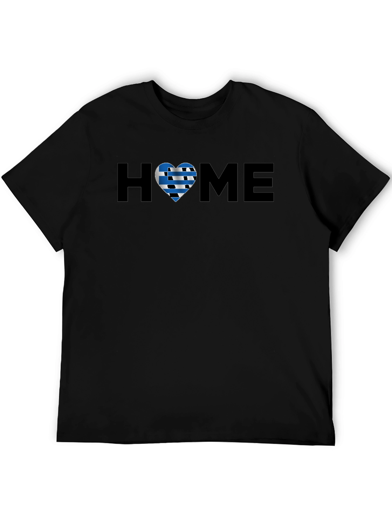 Black Greek Pride HOME Heart T-Shirt view 5