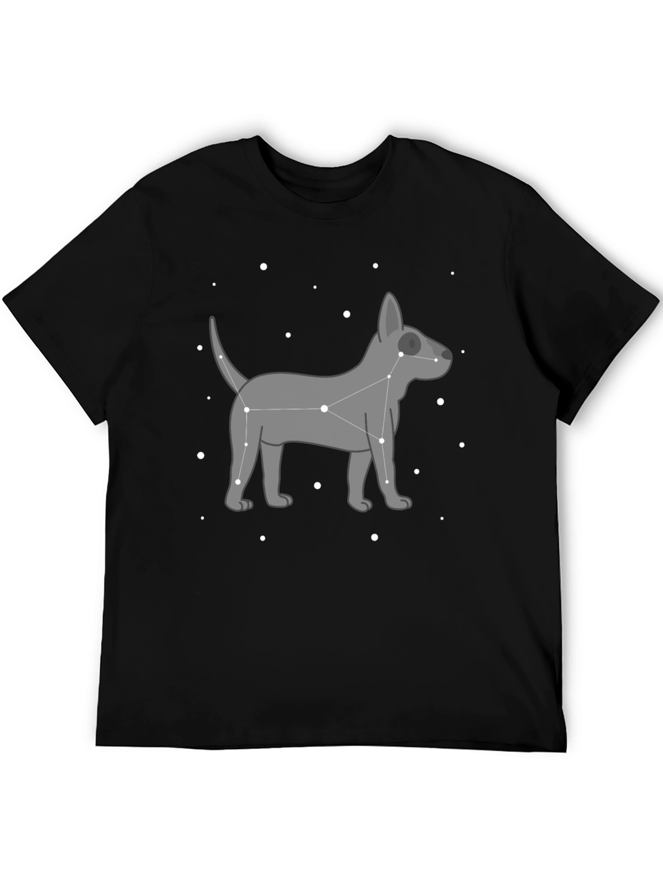 Black Dog Constellation Graphic T-Shirt view 5