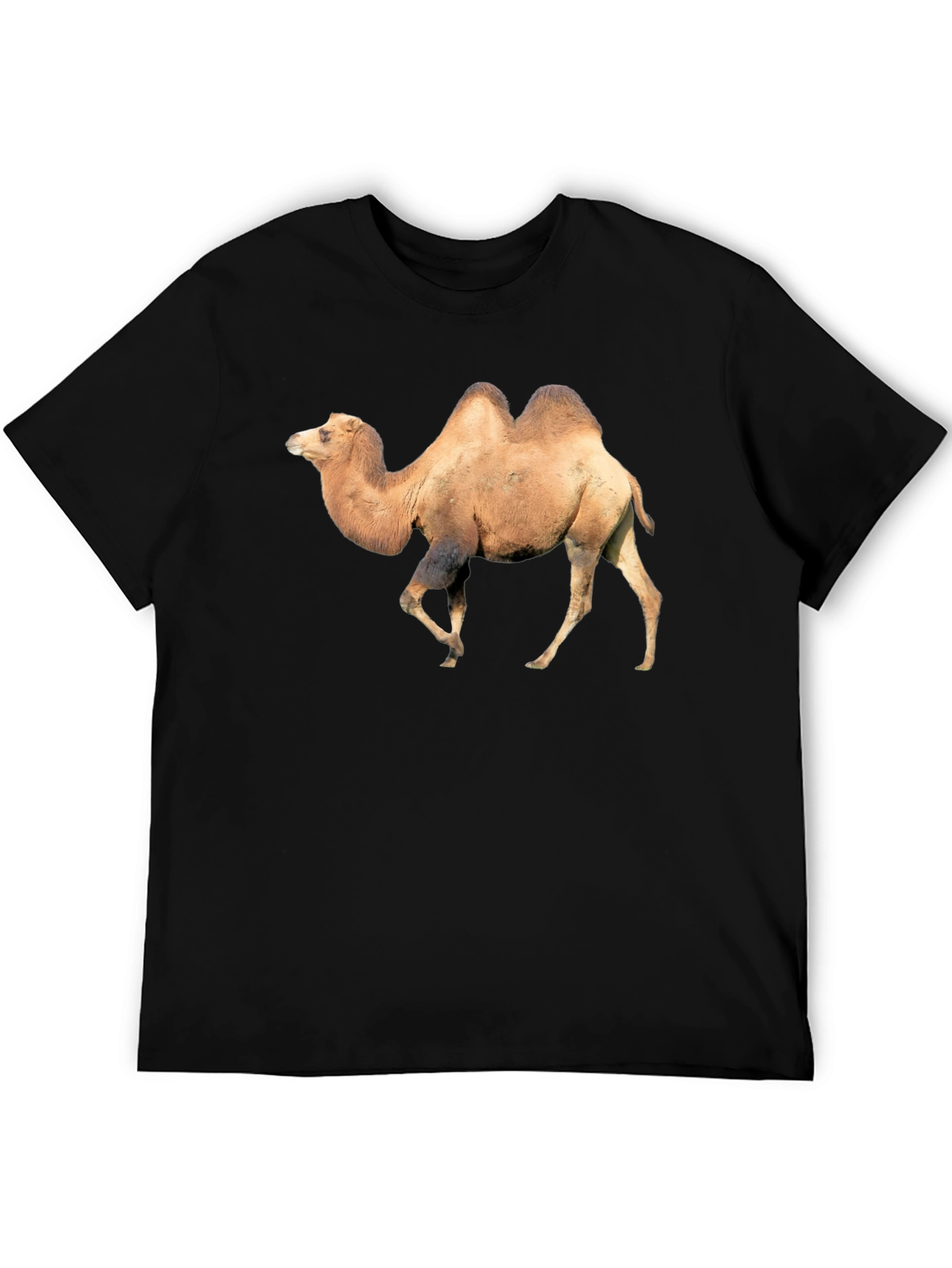 Black Camel Graphic Tee - Unique Animal Print T-Shirt view 5