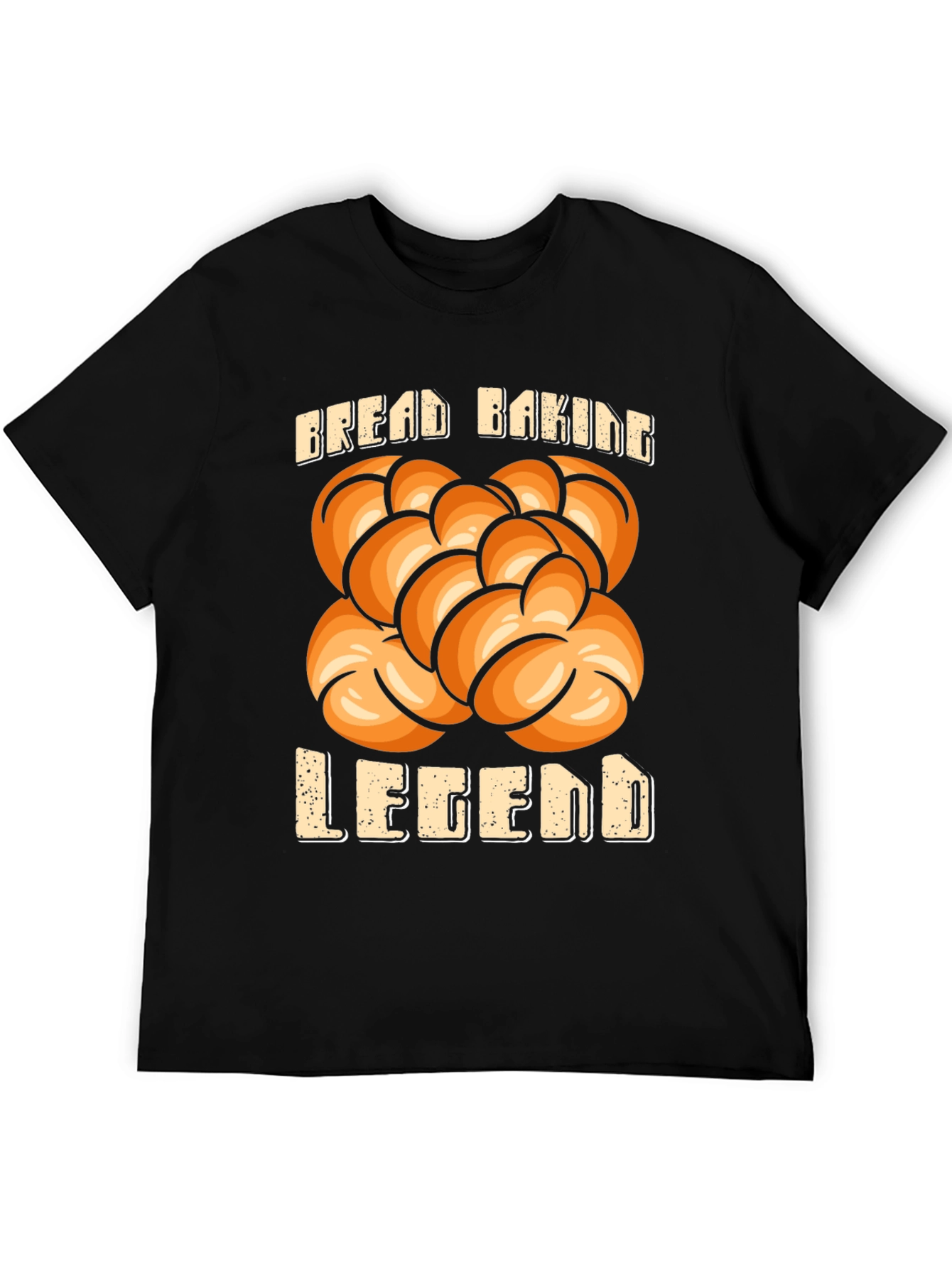 Black Bread Baking Legend T-Shirt, Funny Baker Tee view 5
