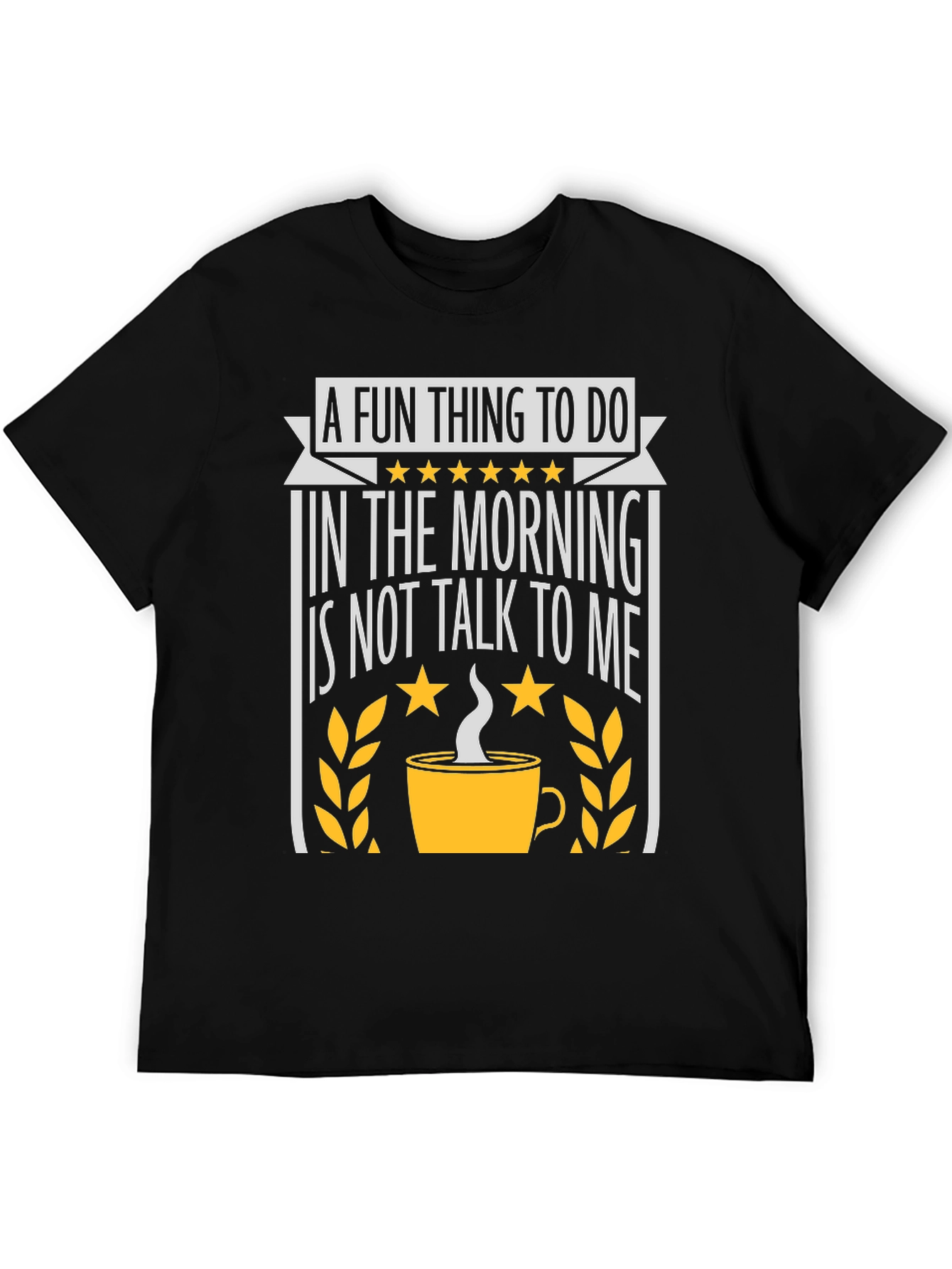 Black Don't Talk To Me Coffee Tee view 5