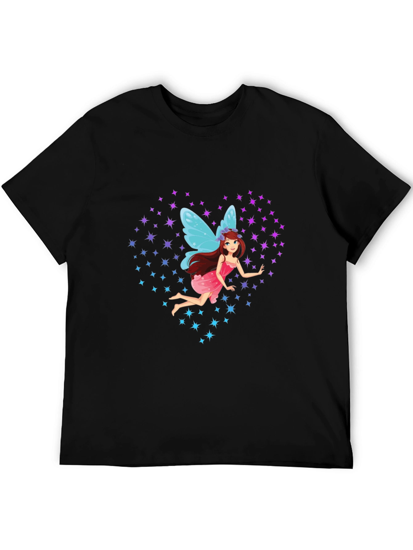 Black Fairy Stars Graphic Tee view 5