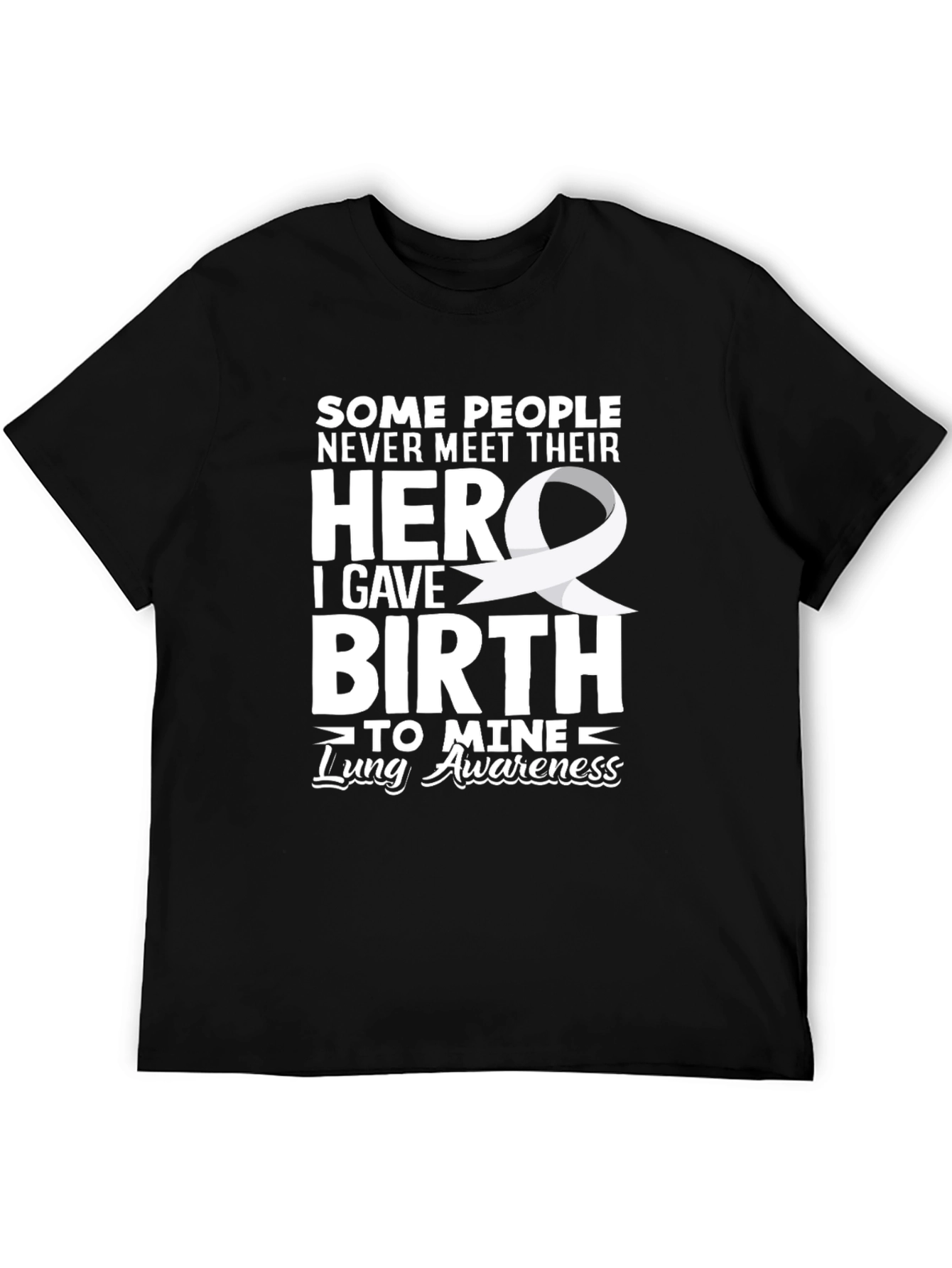 Black Lung Awareness Hero T-Shirt view 5