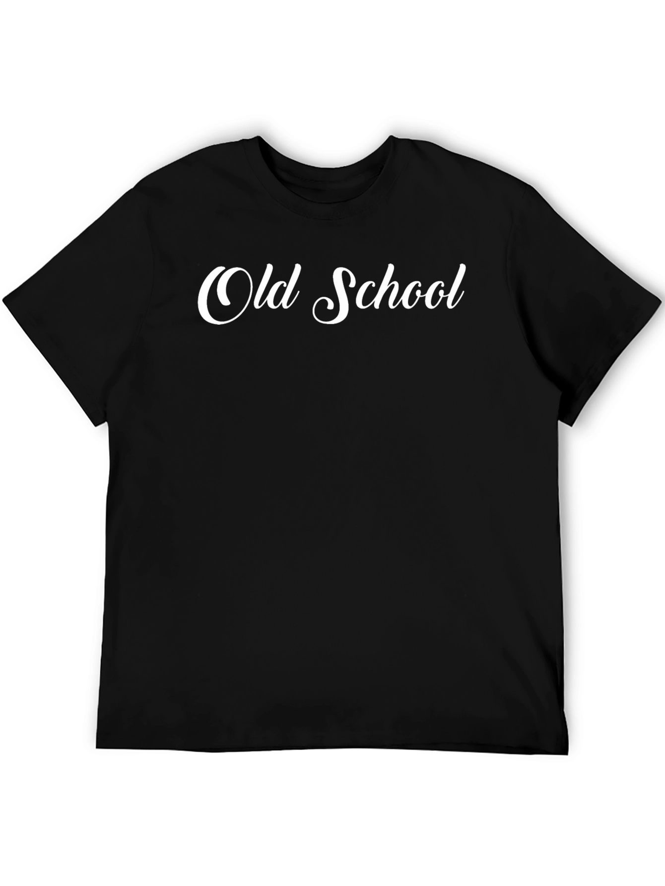 Black Old School Graphic Tee - Classic Style view 5