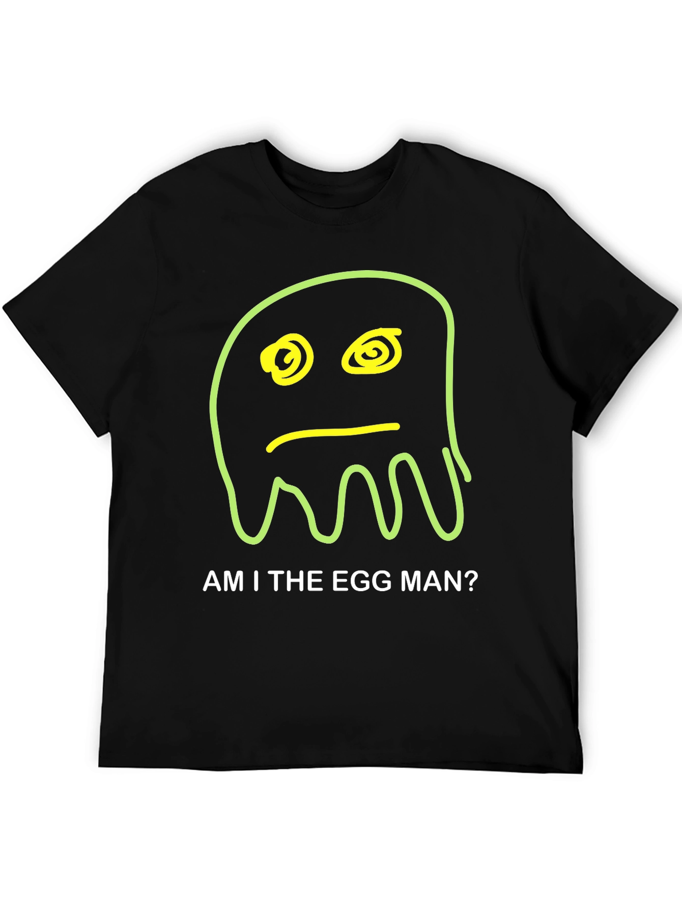 Black Am I The Egg Man? Graphic T-Shirt view 5