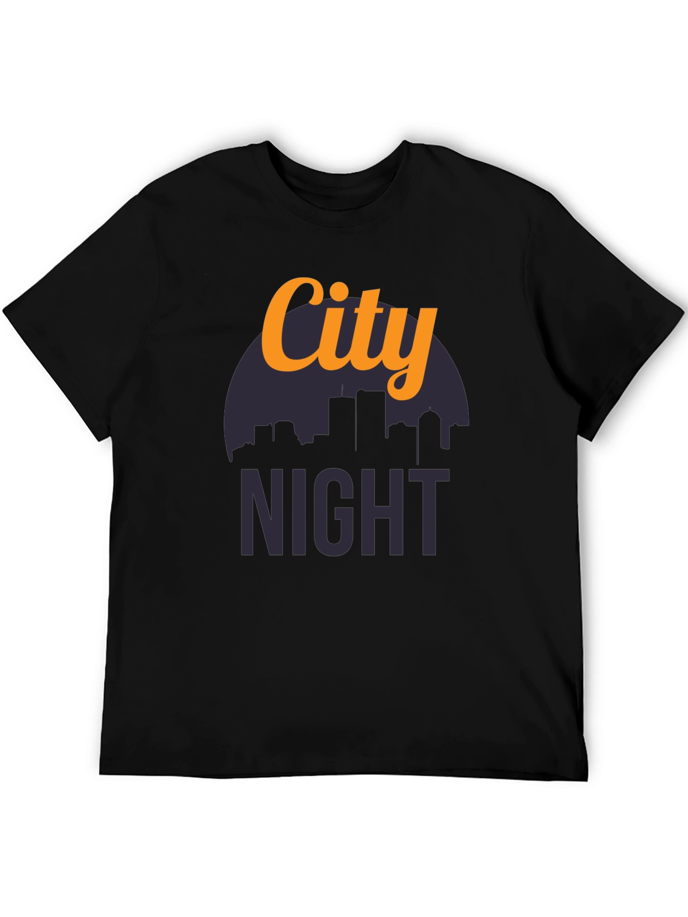 Black City Night T-Shirt - Urban Style view 5