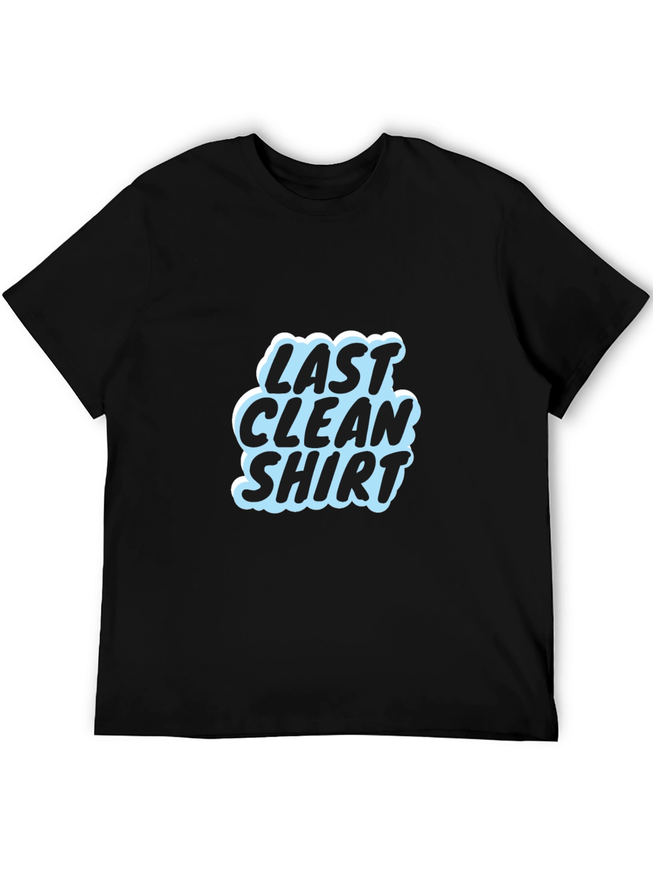 Black Last Clean Shirt Graphic Tee - Soft Cotton view 5