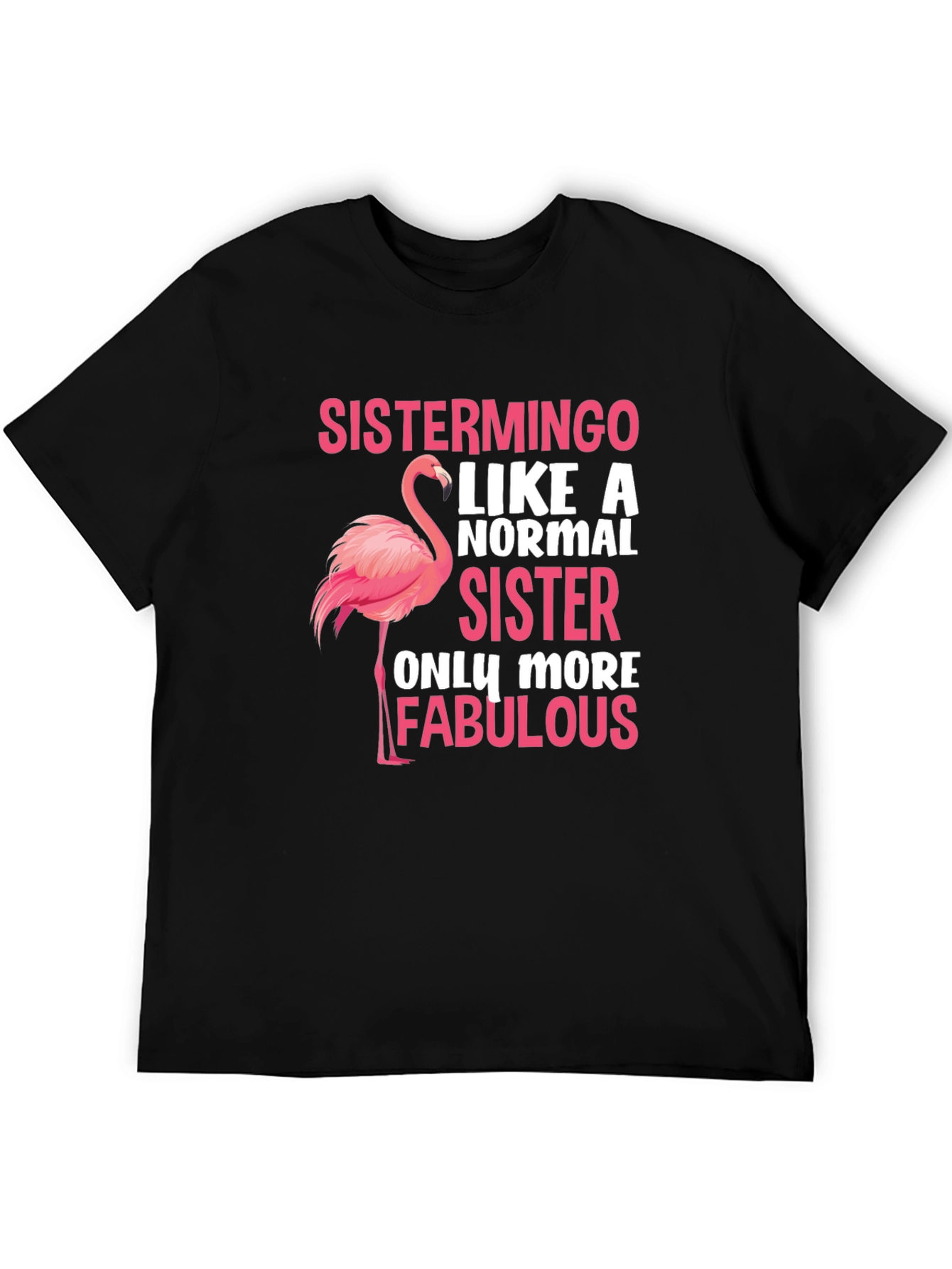 Sistermingo T-Shirt - Flamingo Sister Tee - 5