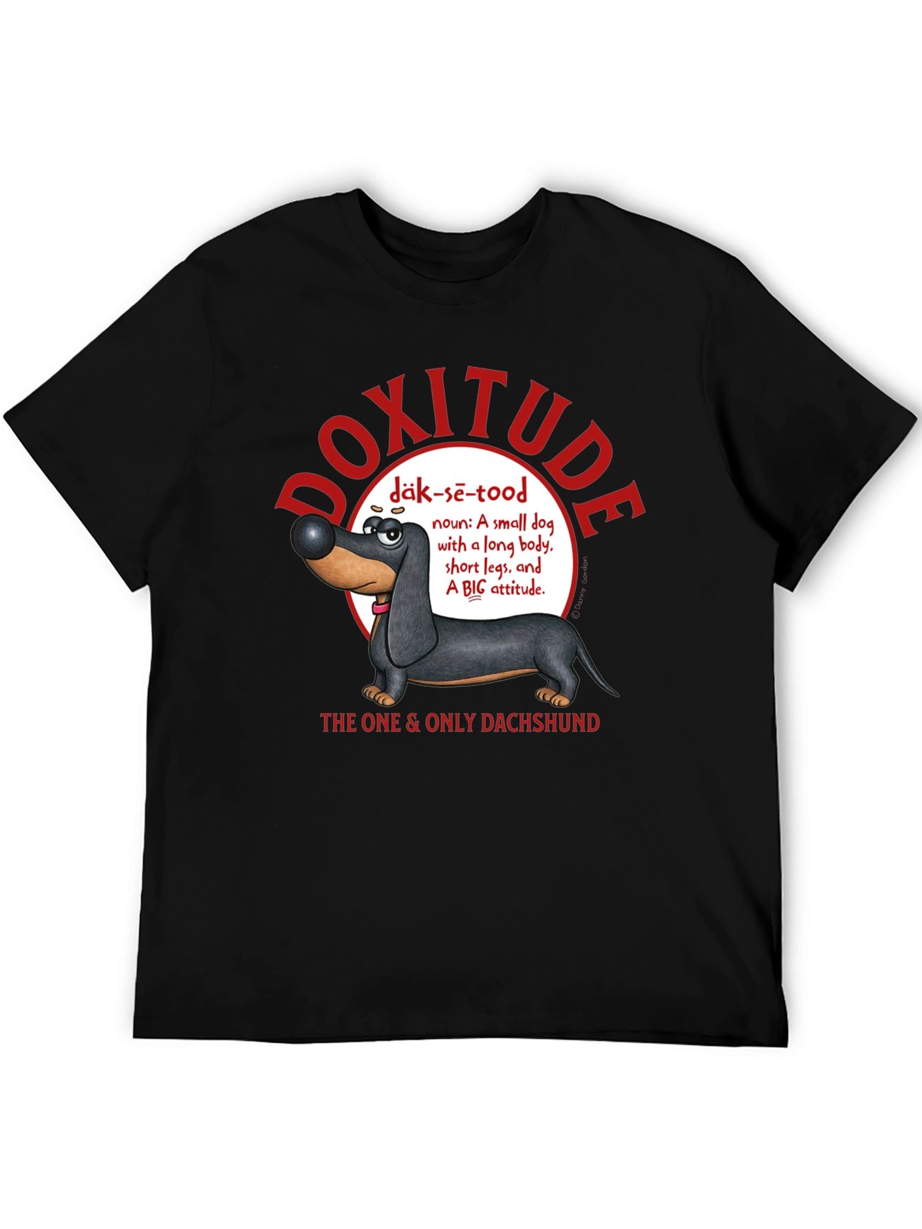 Doxitude Dachshund T-Shirt - Funny Dog Attitude Tee - 5